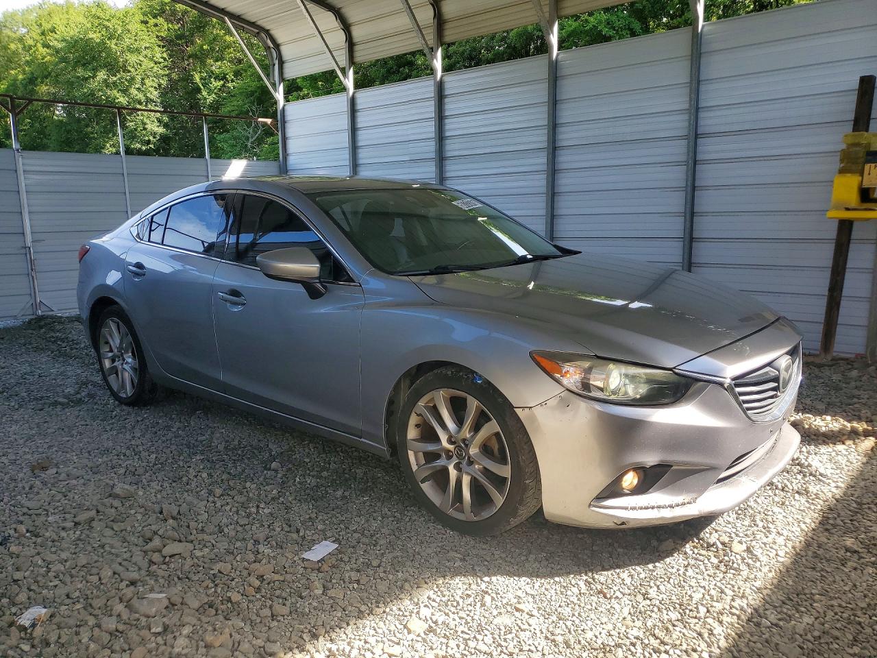 2014 Mazda 6 Grand Touring Silver vin: JM1GJ1W6XE1138109