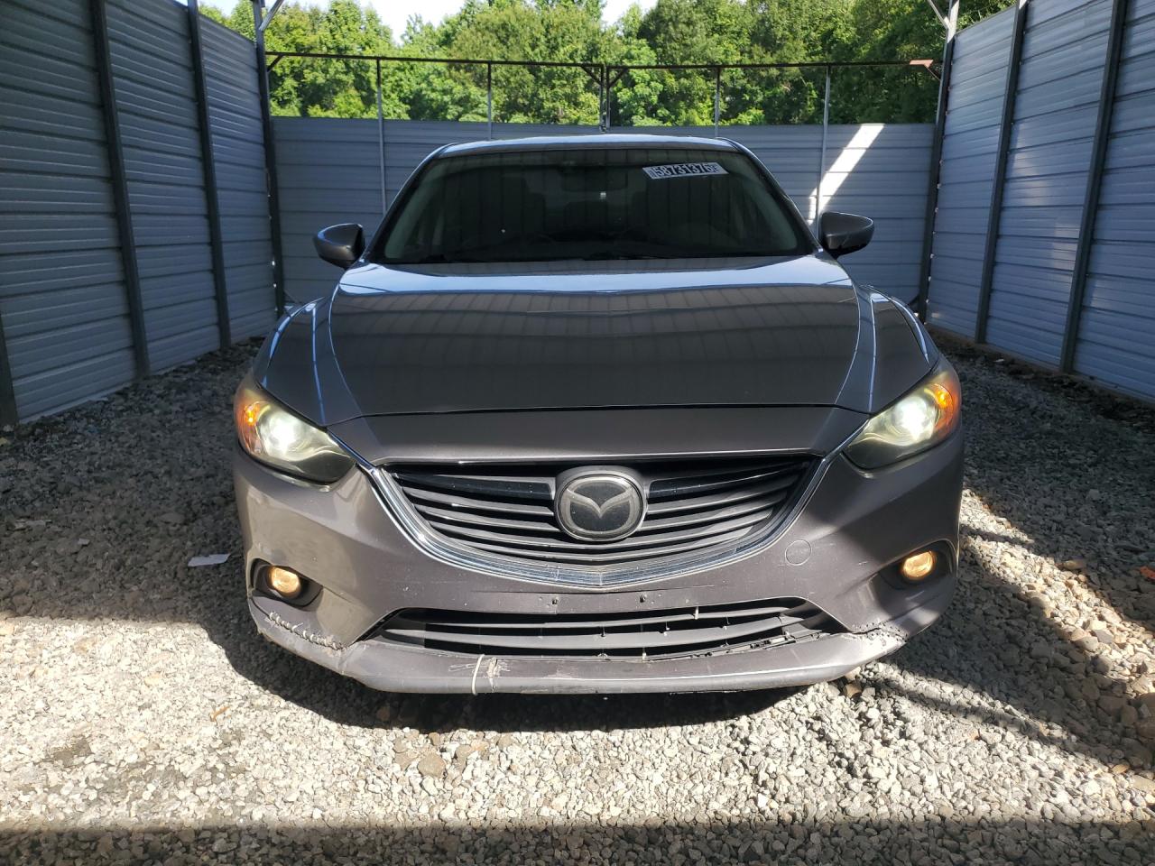 2014 Mazda 6 Grand Touring Silver vin: JM1GJ1W6XE1138109 Damage: Grille, Chipped, 4