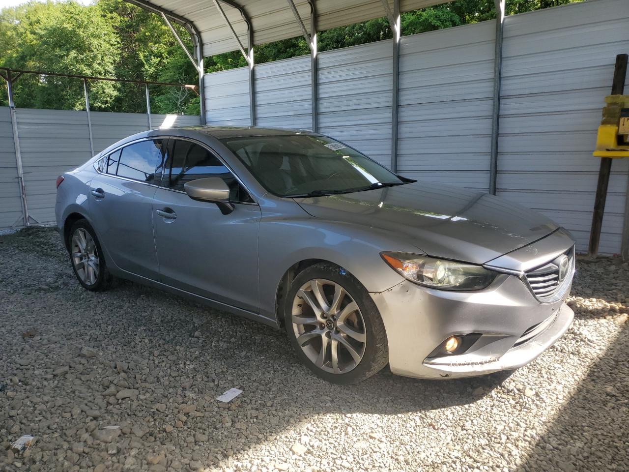 2014 Mazda 6 Grand Touring Silver vin: JM1GJ1W6XE1138109 Damage: Right Front Fender, Misaligned, Repair Required