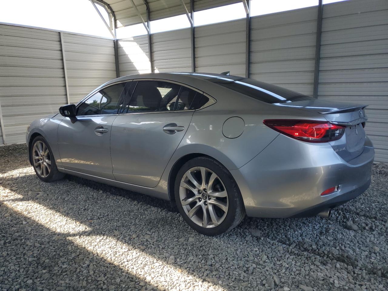 2014 Mazda 6 Grand Touring Silver vin: JM1GJ1W6XE1138109 Damage: Left Front Door, Light Scratch, 6 To 7 Inches