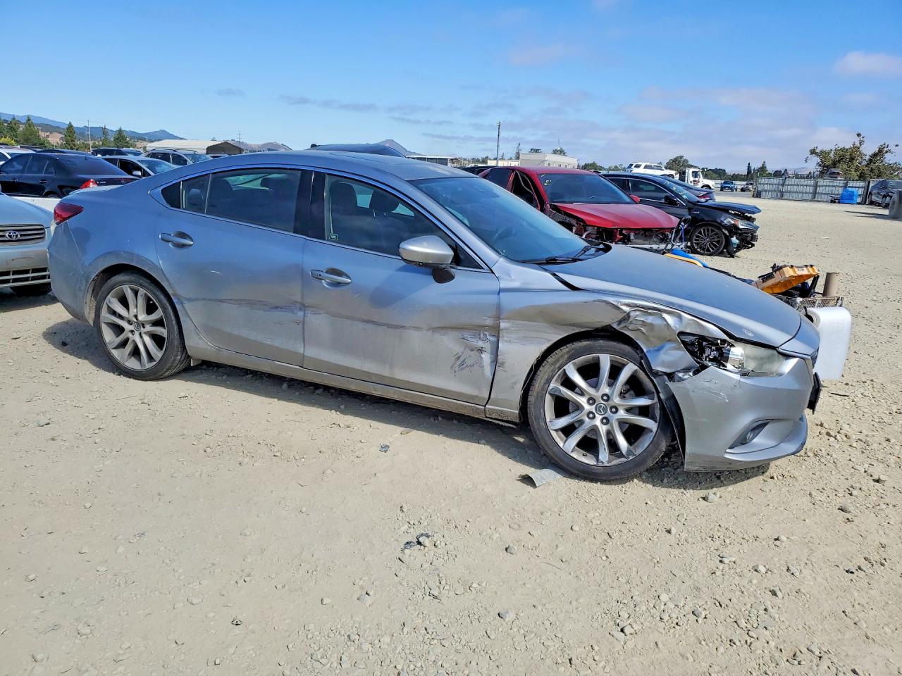2014 Mazda 6 Grand Touring Серый vin: JM1GJ1W6XE1141902