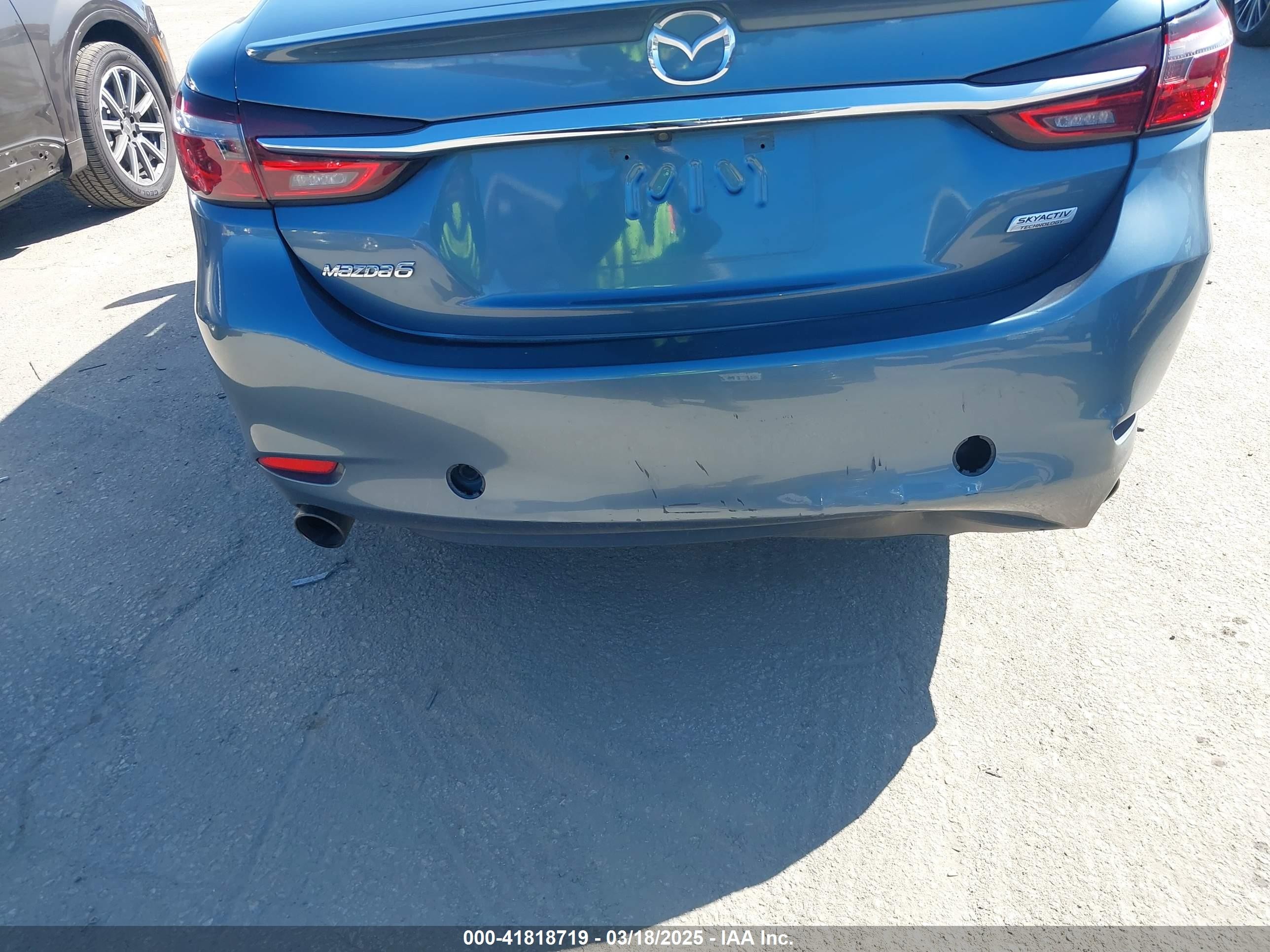 2018 Mazda Mazda6 Grand Touring Dark Blue vin: JM1GL1TY4J1333021