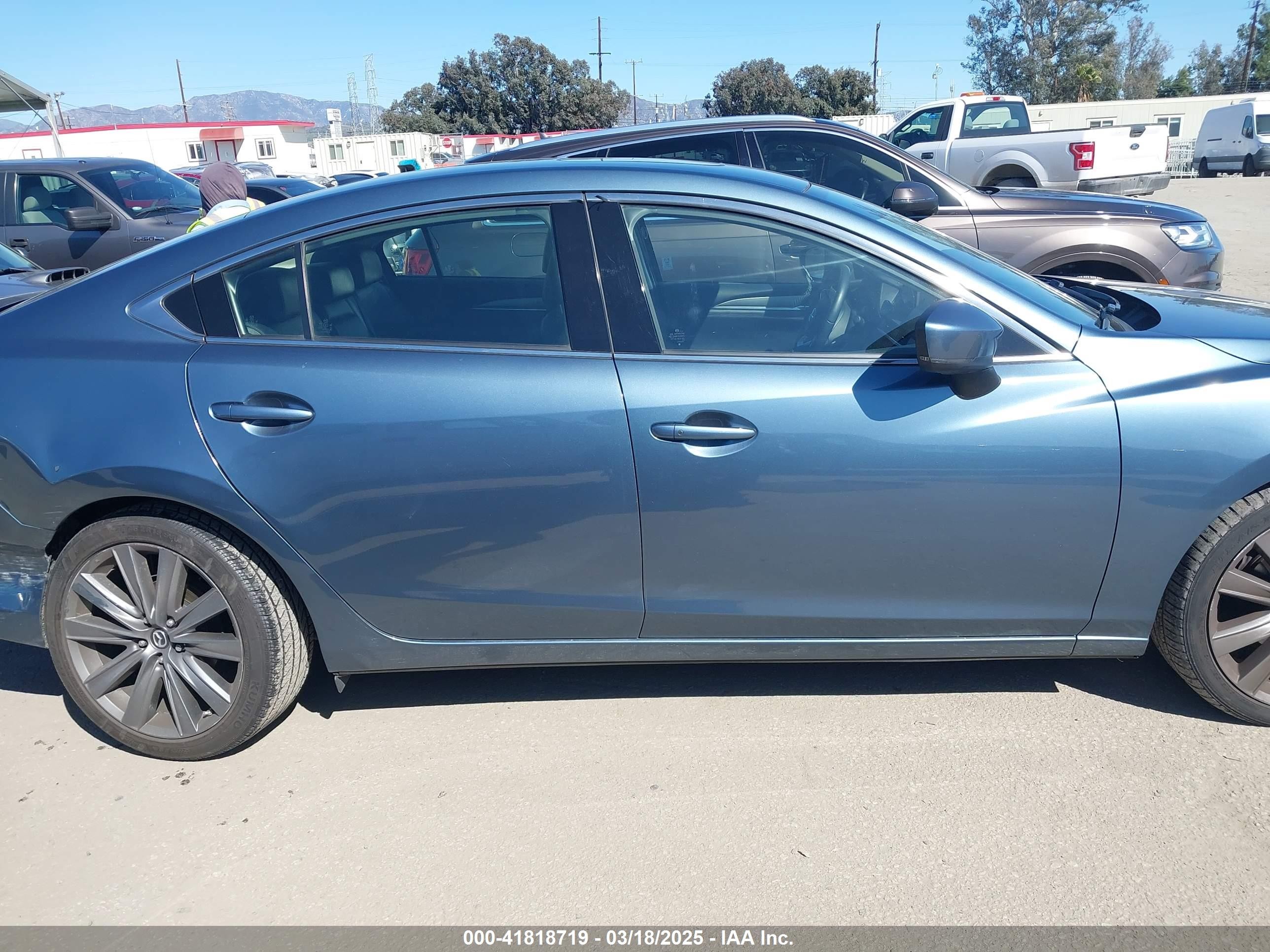 2018 Mazda Mazda6 Grand Touring Dark Blue vin: JM1GL1TY4J1333021