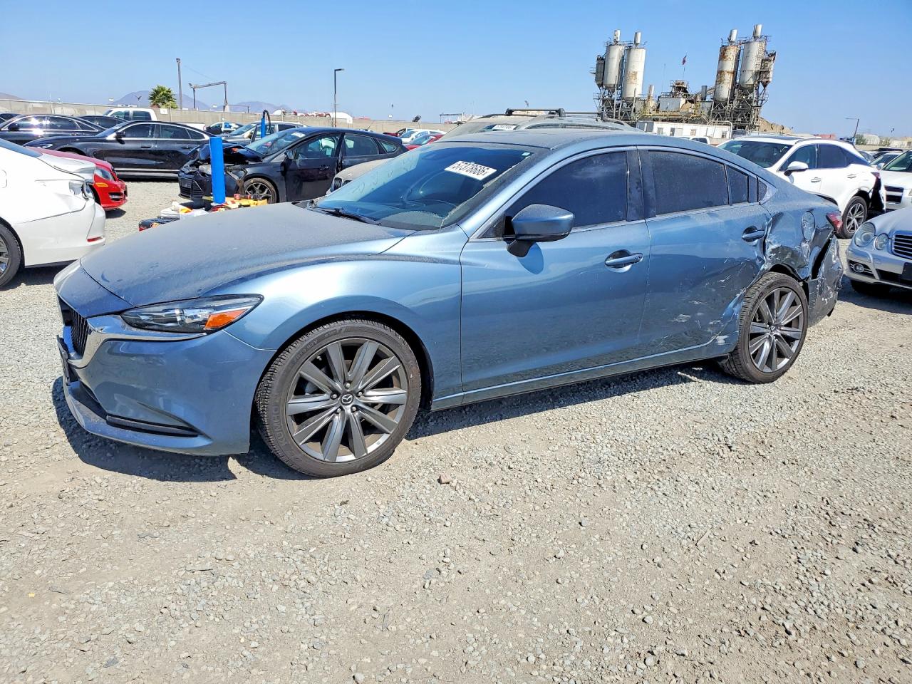 2018 Mazda 6 Grand Touring Blue vin: JM1GL1TY4J1333021