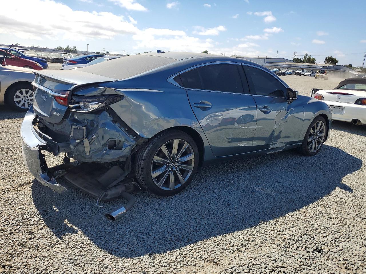 2018 Mazda 6 Grand Touring Blue vin: JM1GL1TY4J1333021