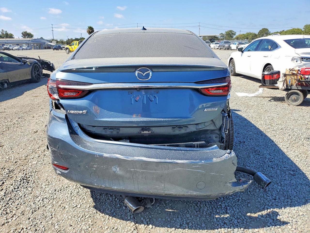 2018 Mazda 6 Grand Touring Blue vin: JM1GL1TY4J1333021