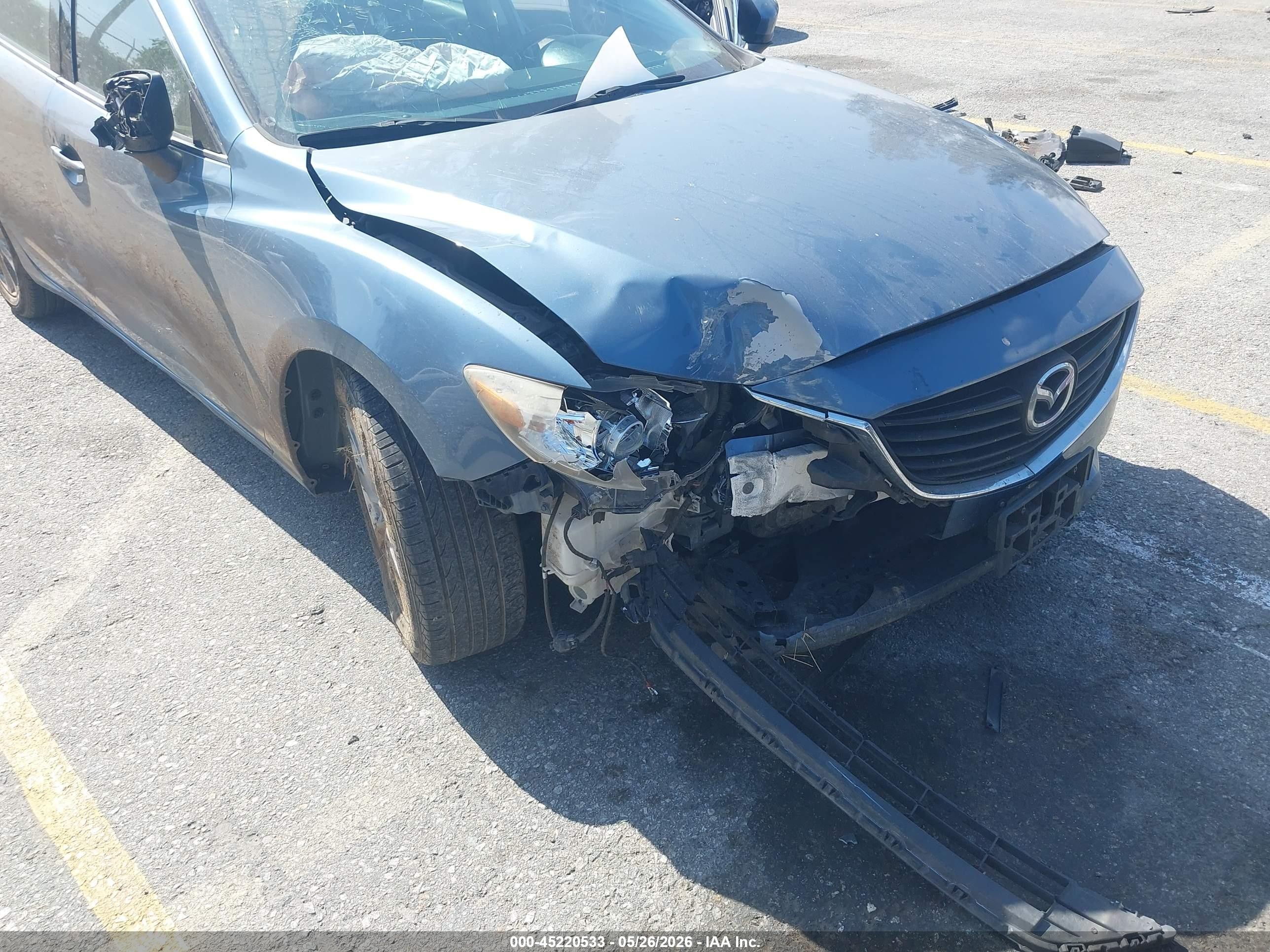 2017 Mazda Mazda6 Sport Синий vin: JM1GL1U56H1102247