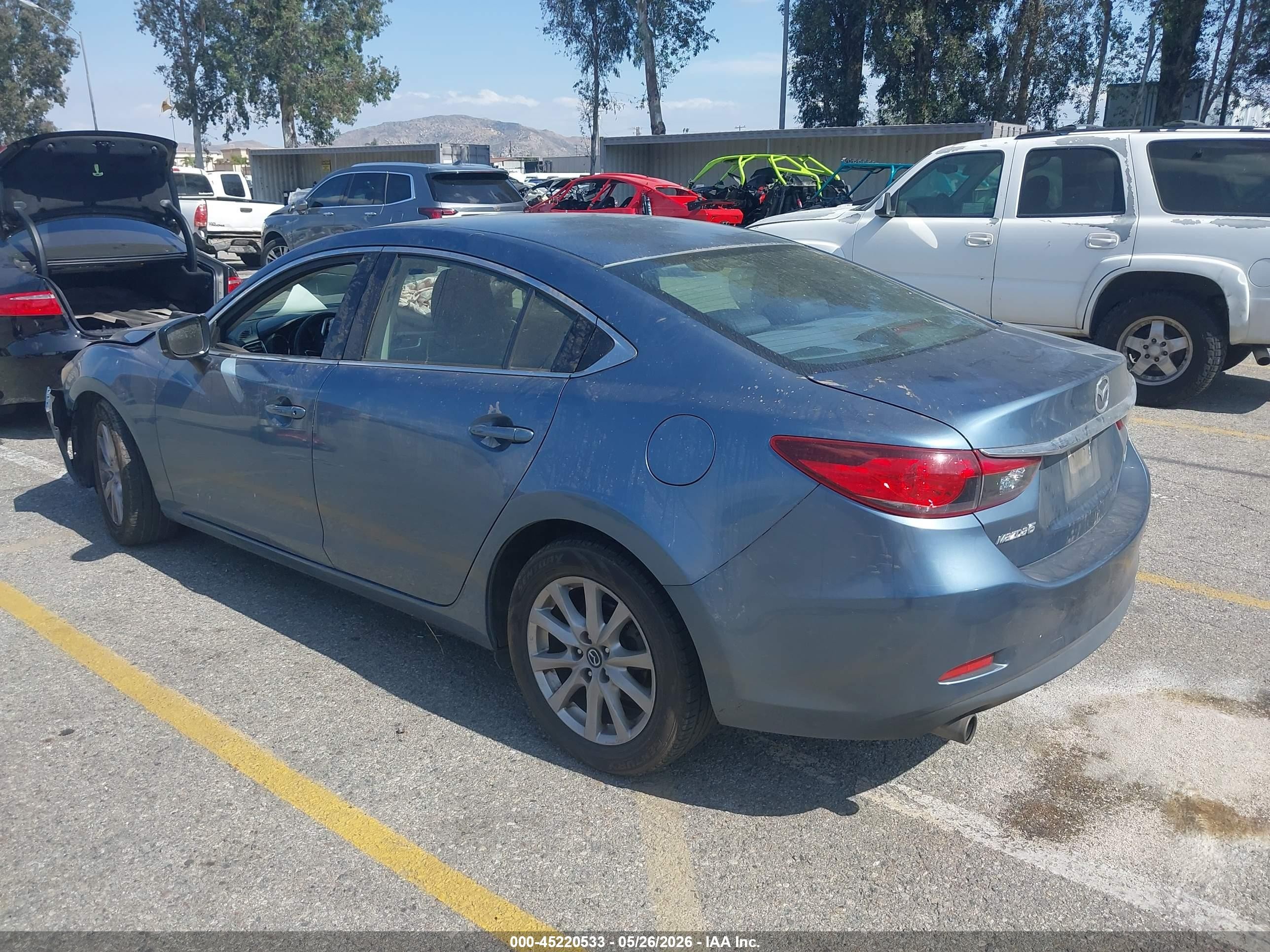 2017 Mazda Mazda6 Sport Синий vin: JM1GL1U56H1102247