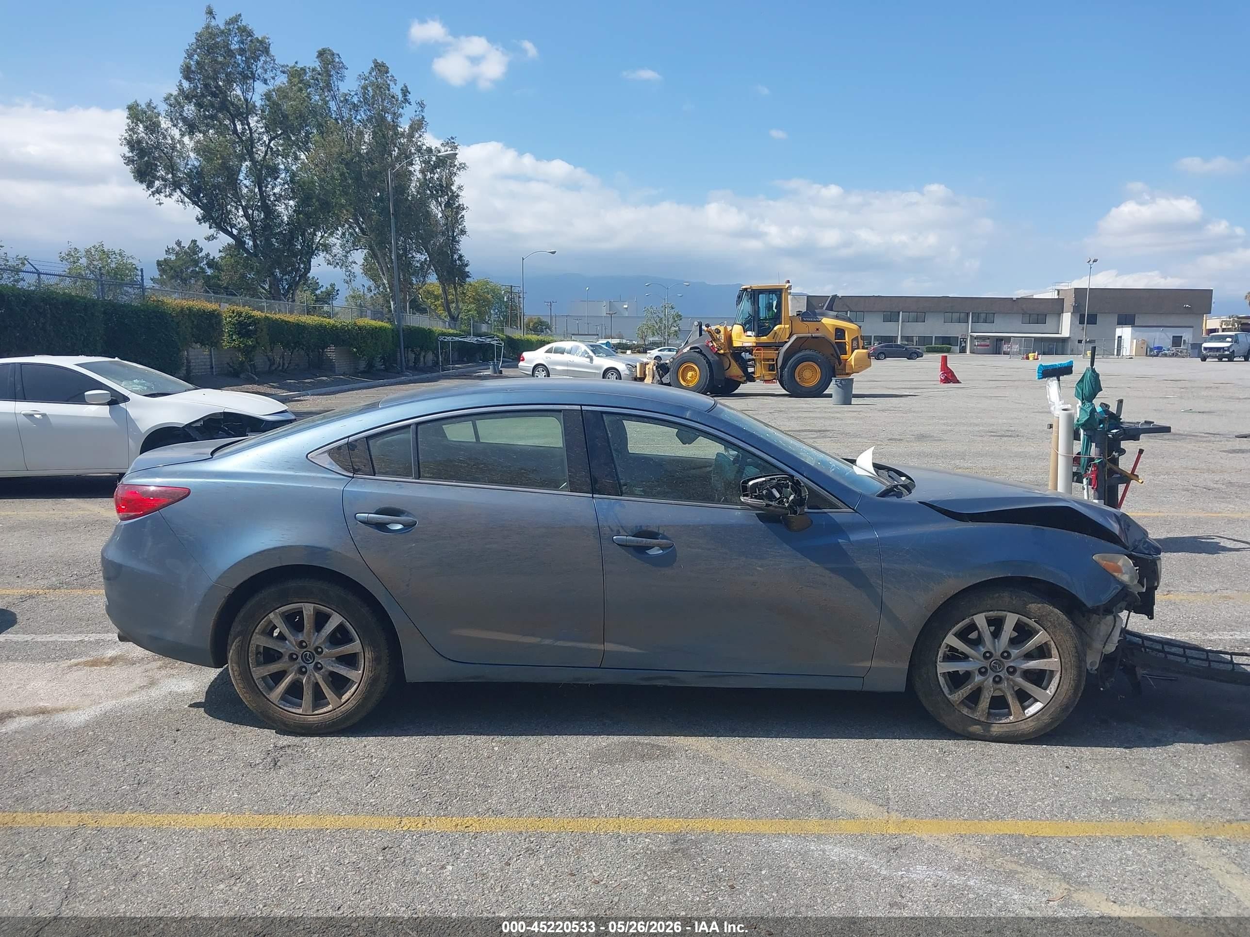 2017 Mazda Mazda6 Sport Синий vin: JM1GL1U56H1102247
