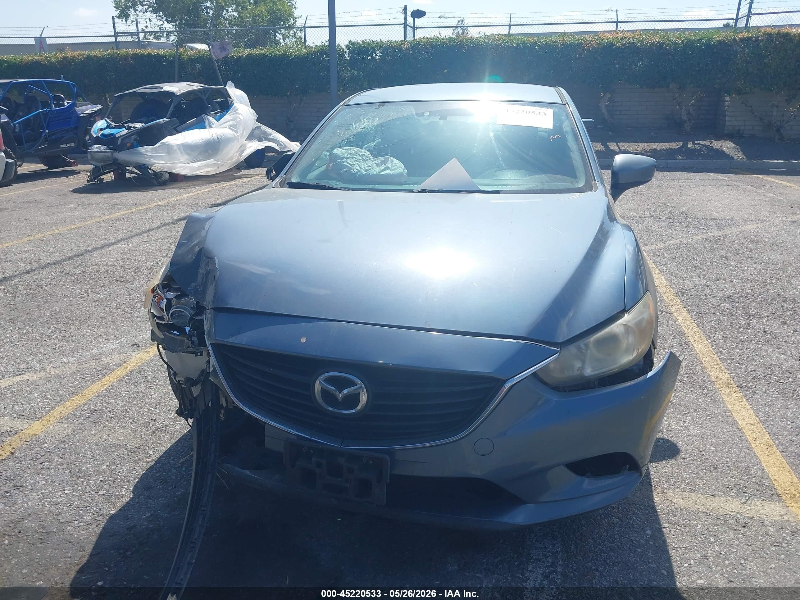2017 Mazda Mazda6 Sport Синий vin: JM1GL1U56H1102247