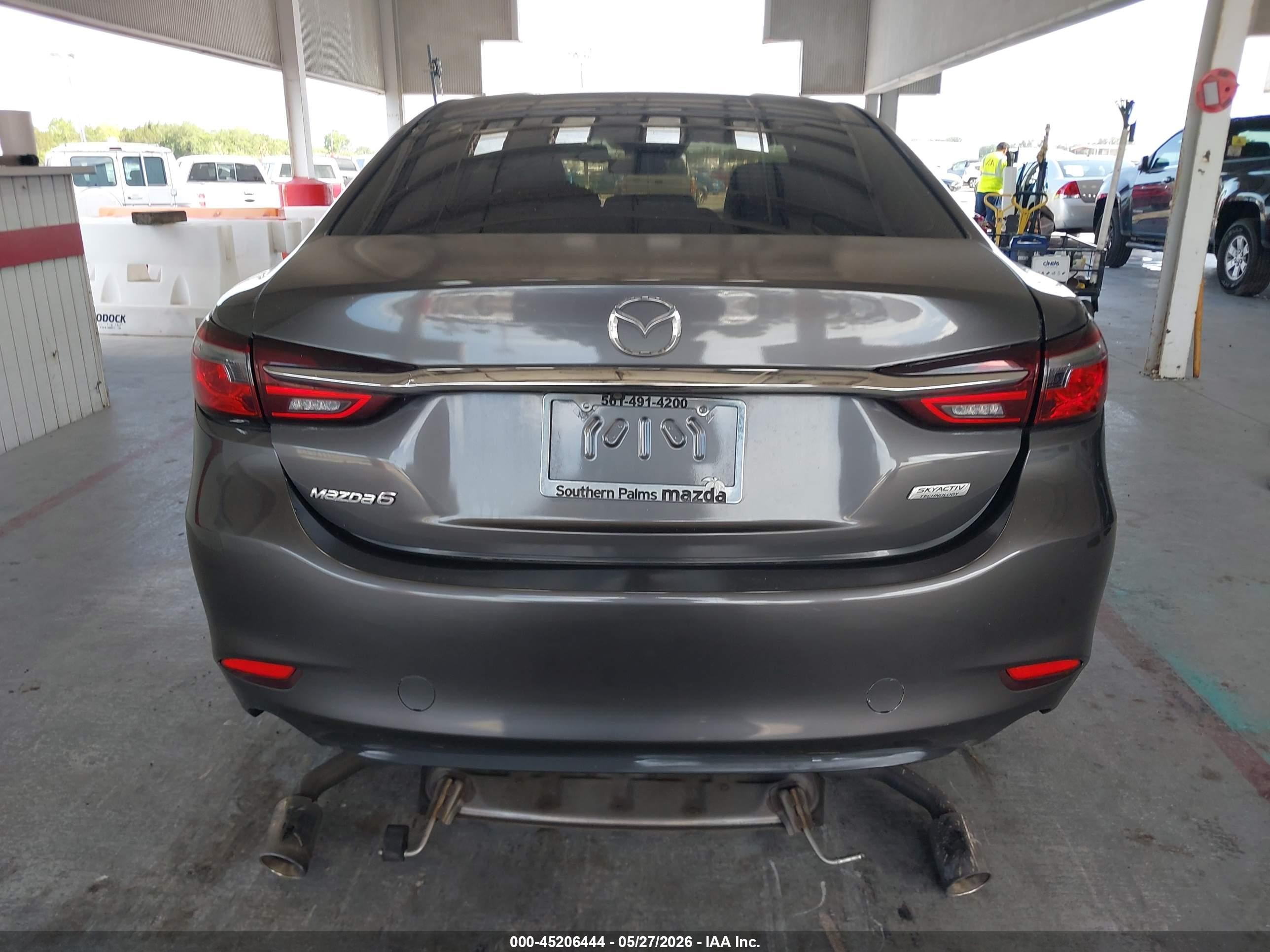 2018 Mazda Mazda6 Sport Серый vin: JM1GL1UM6J1330326