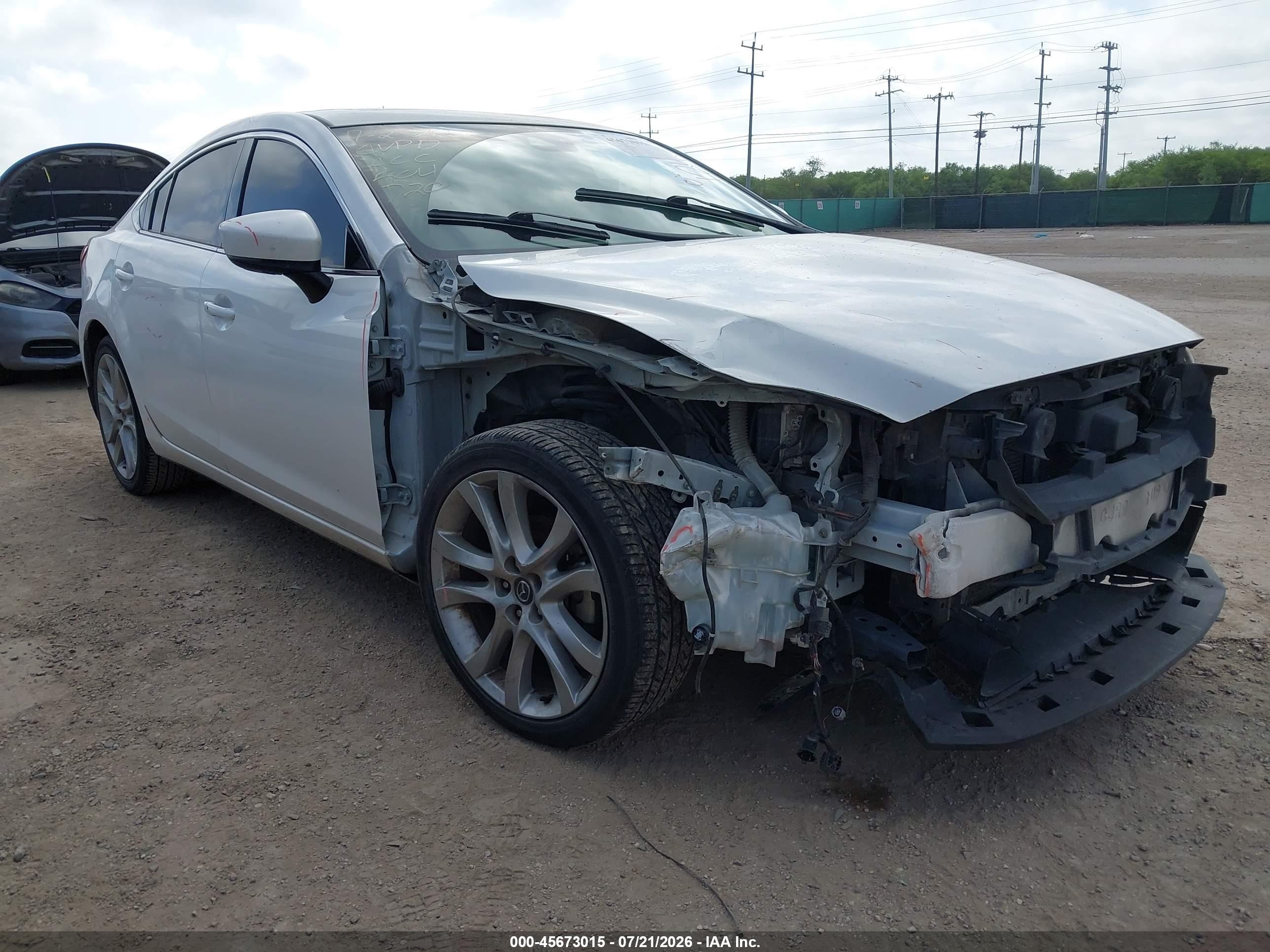 2017 Mazda Mazda6 Touring White vin: JM1GL1V56H1103834