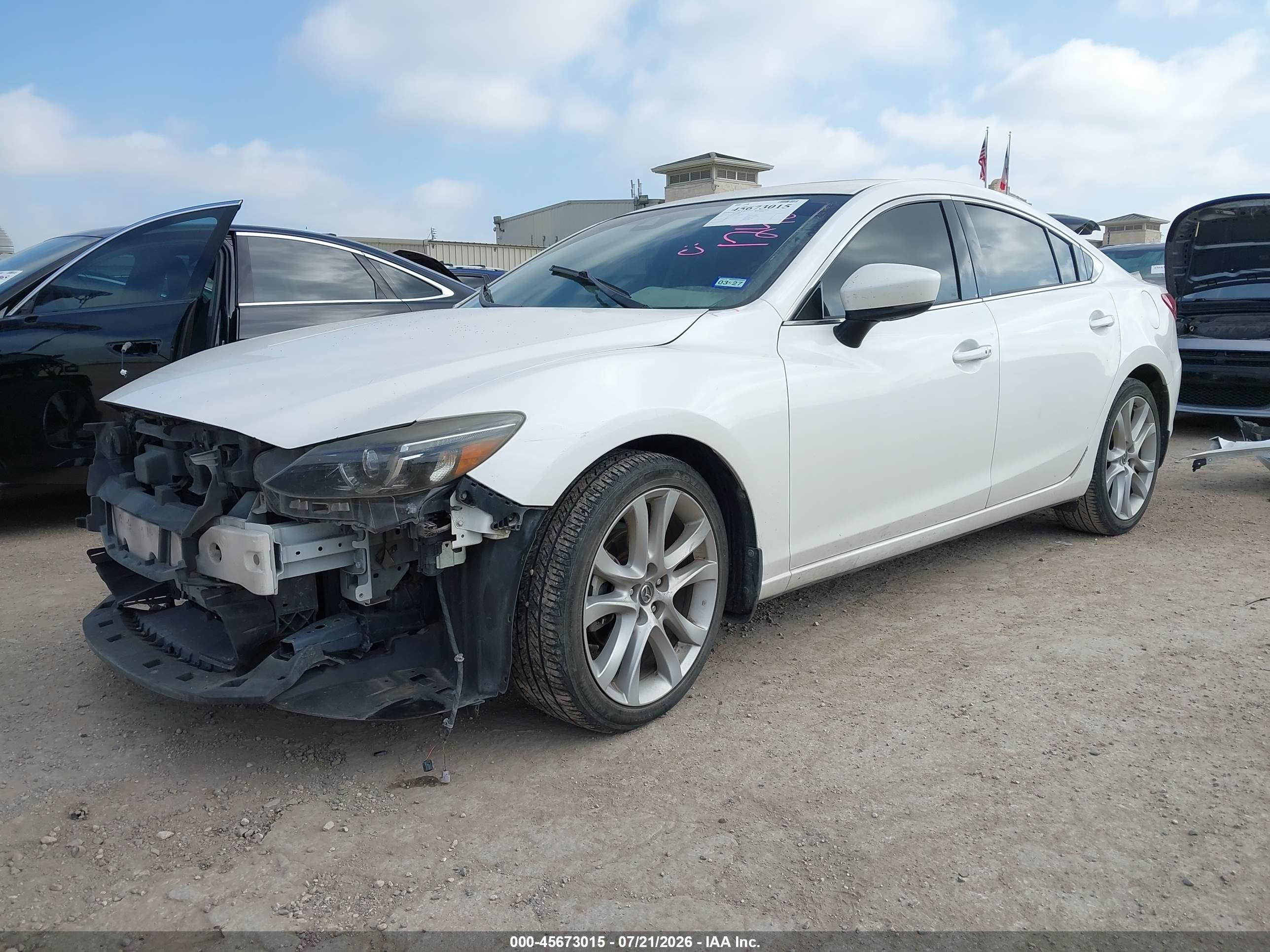2017 Mazda Mazda6 Touring White vin: JM1GL1V56H1103834