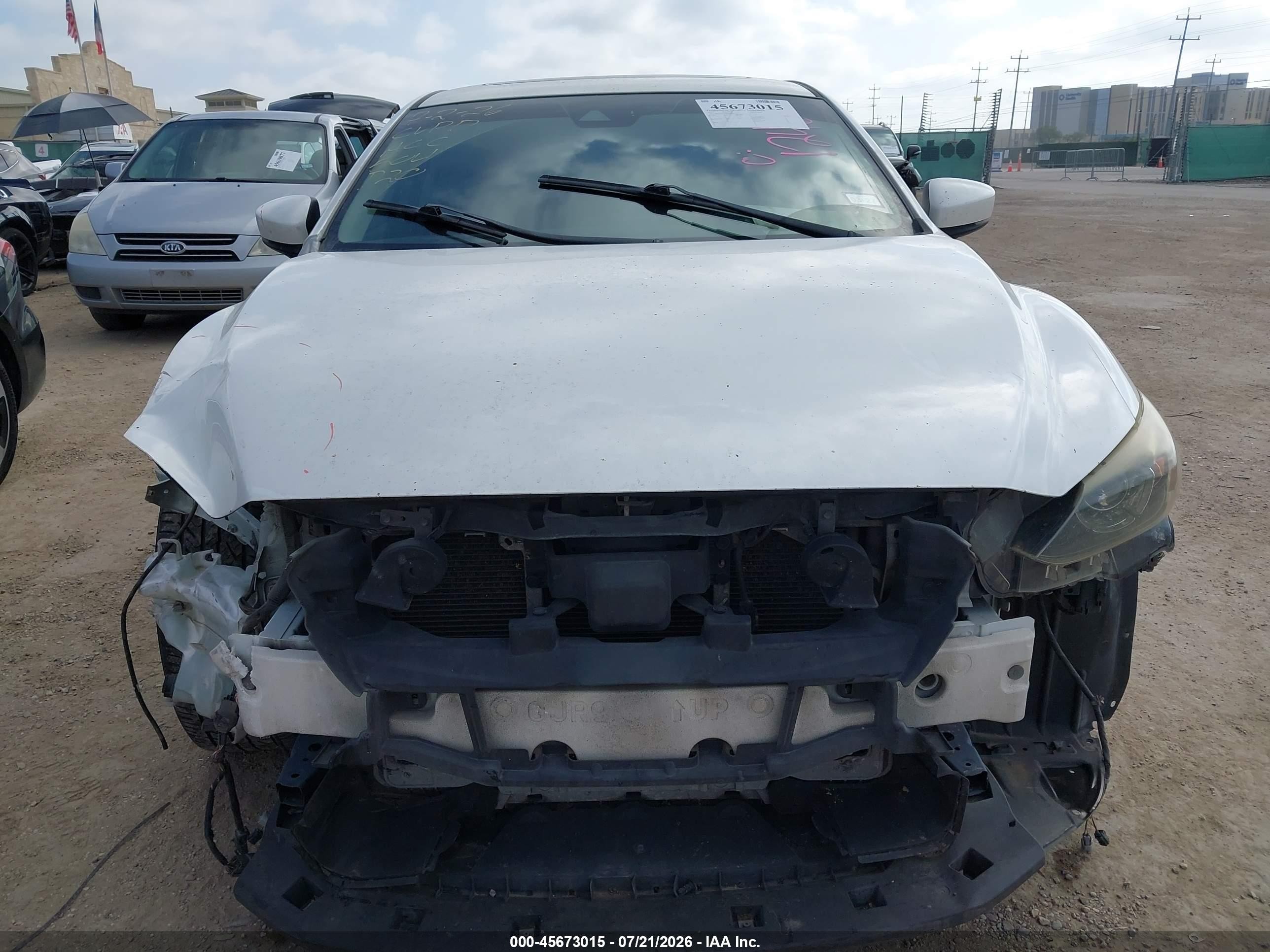 2017 Mazda Mazda6 Touring White vin: JM1GL1V56H1103834