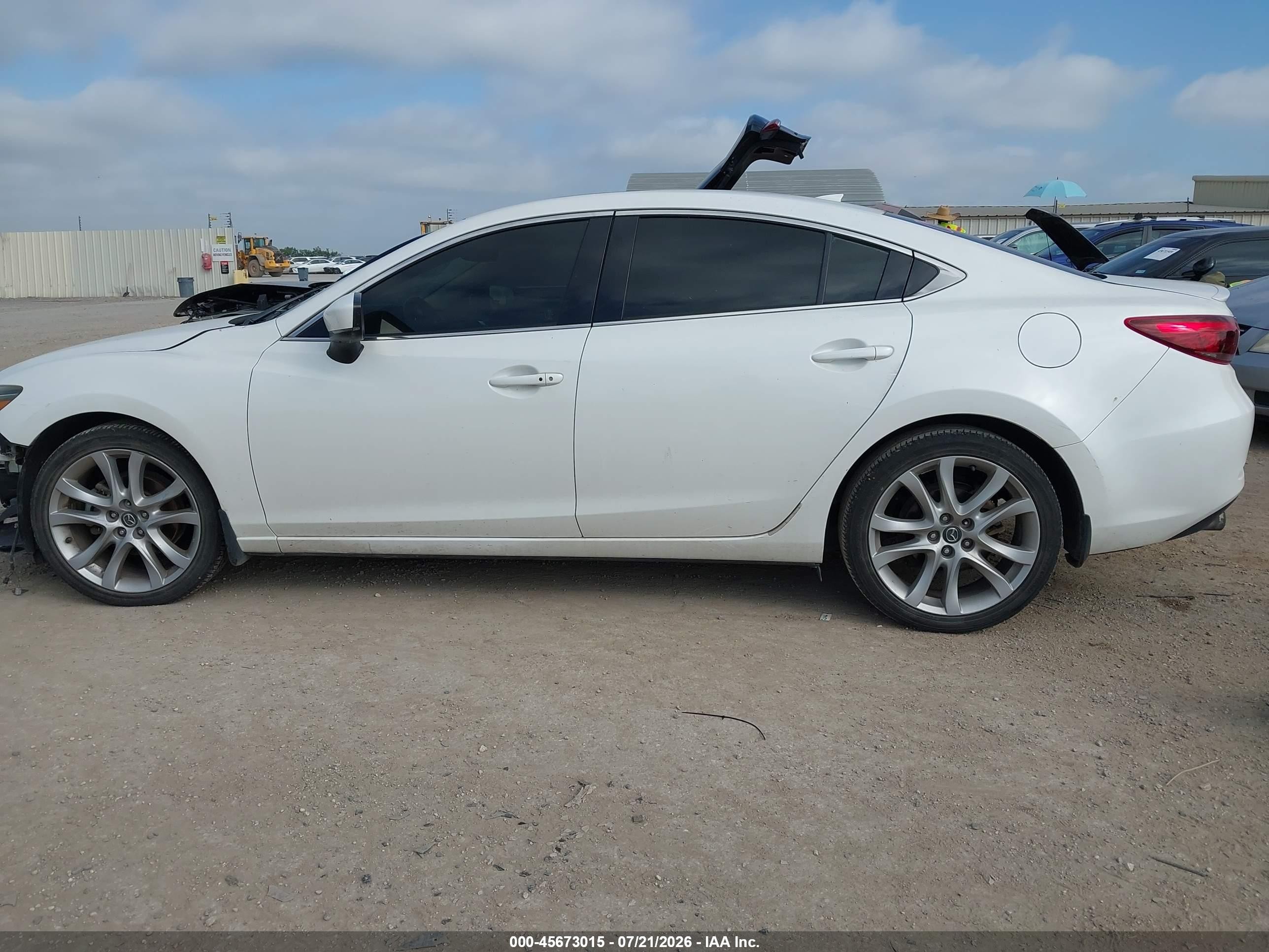 2017 Mazda Mazda6 Touring White vin: JM1GL1V56H1103834