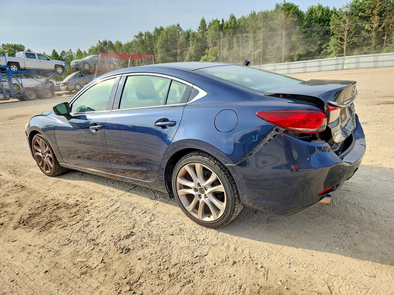 2017 Mazda 6 Touring Blue vin: JM1GL1V58H1104239