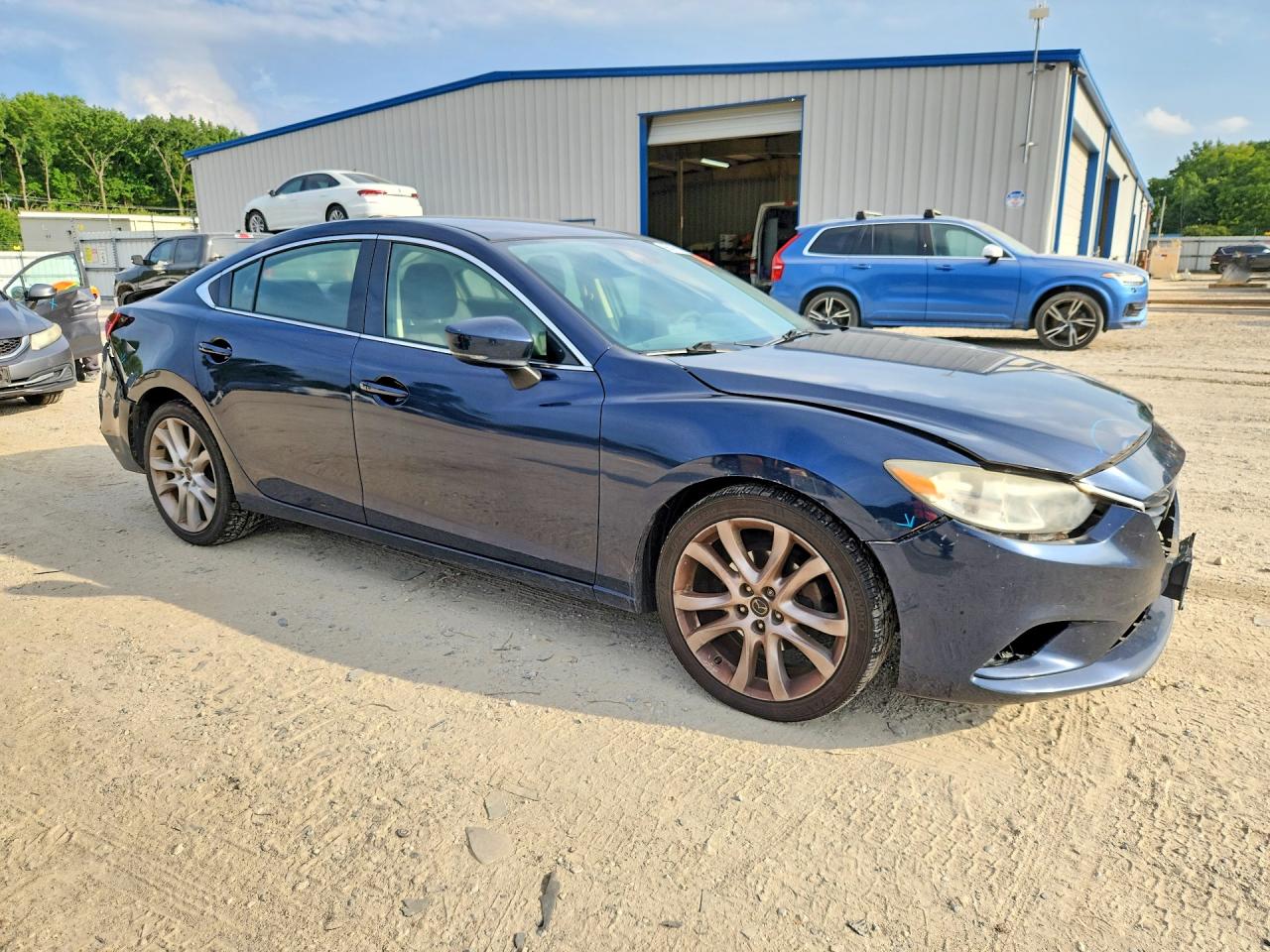 2017 Mazda 6 Touring Blue vin: JM1GL1V58H1104239