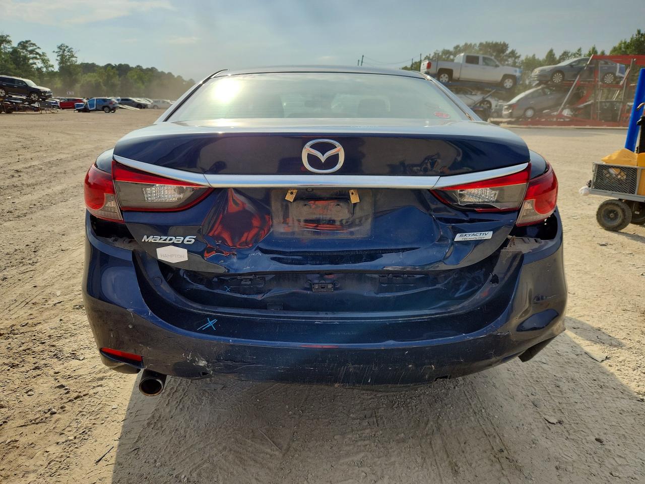 2017 Mazda 6 Touring Blue vin: JM1GL1V58H1104239