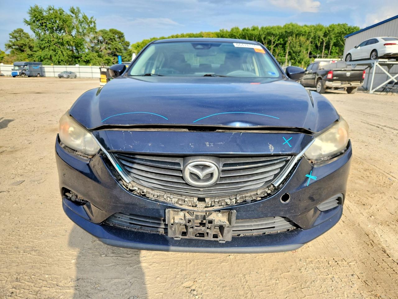 2017 Mazda 6 Touring Blue vin: JM1GL1V58H1104239
