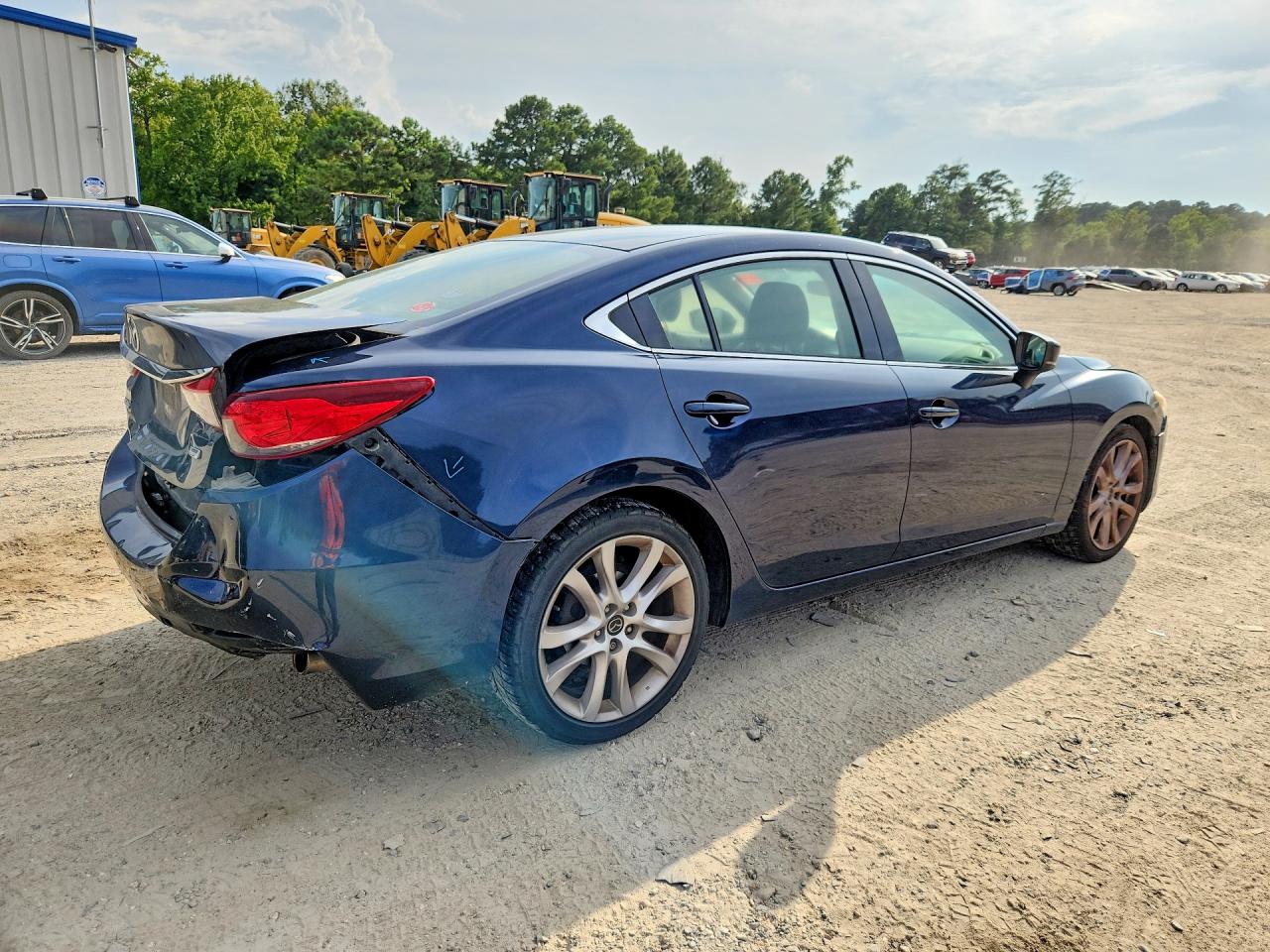 2017 Mazda 6 Touring Blue vin: JM1GL1V58H1104239