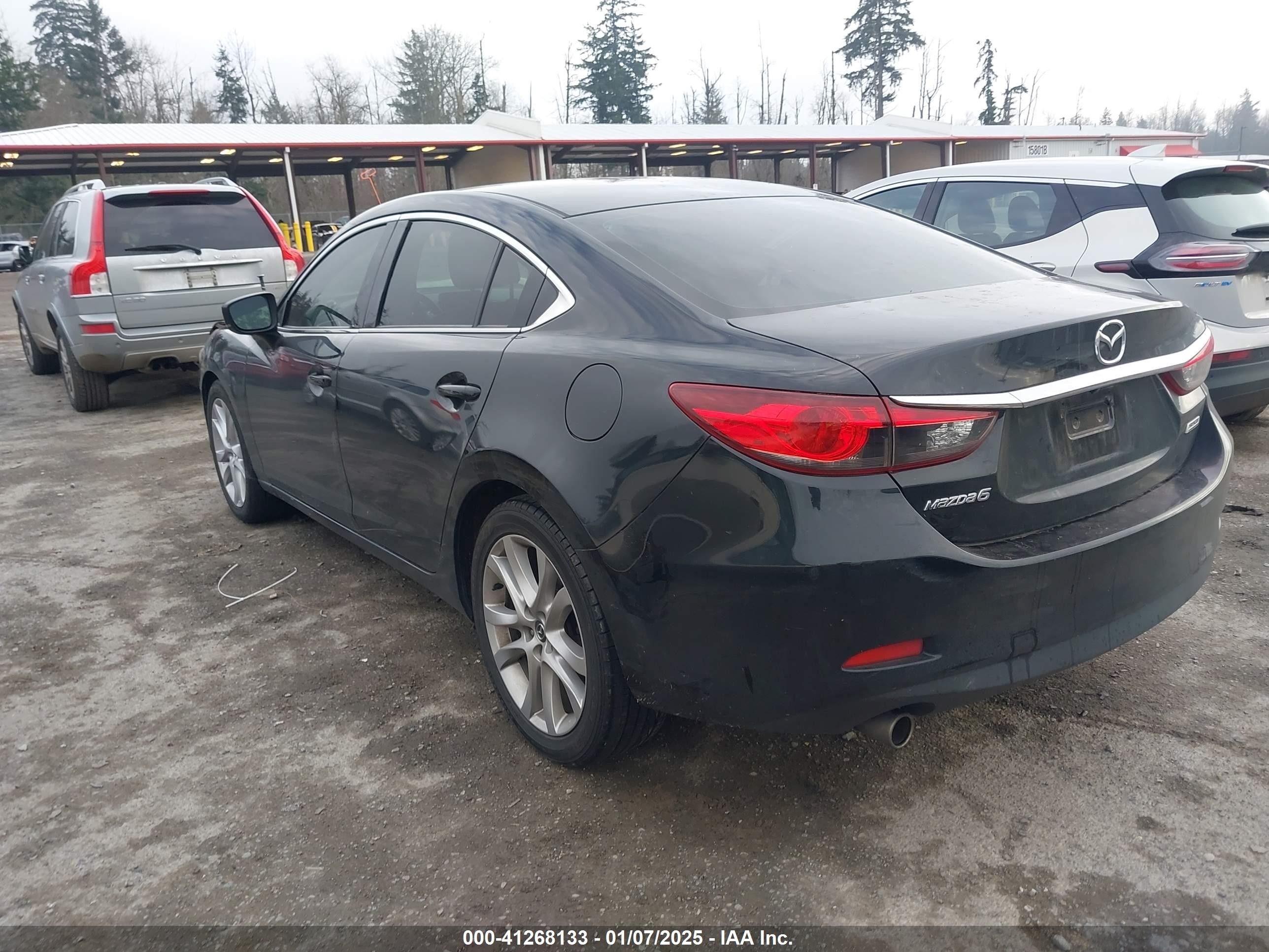 2017 Mazda Mazda6 Touring Black vin: JM1GL1V59H1138514