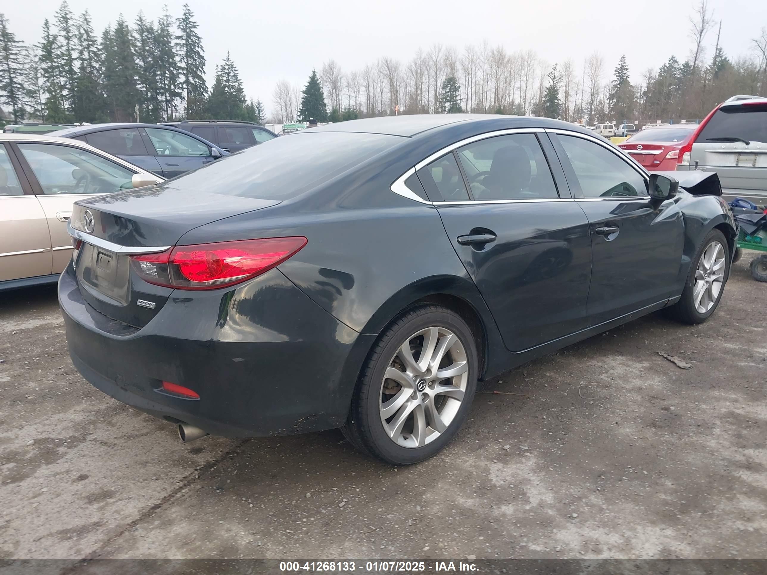 2017 Mazda Mazda6 Touring Black vin: JM1GL1V59H1138514