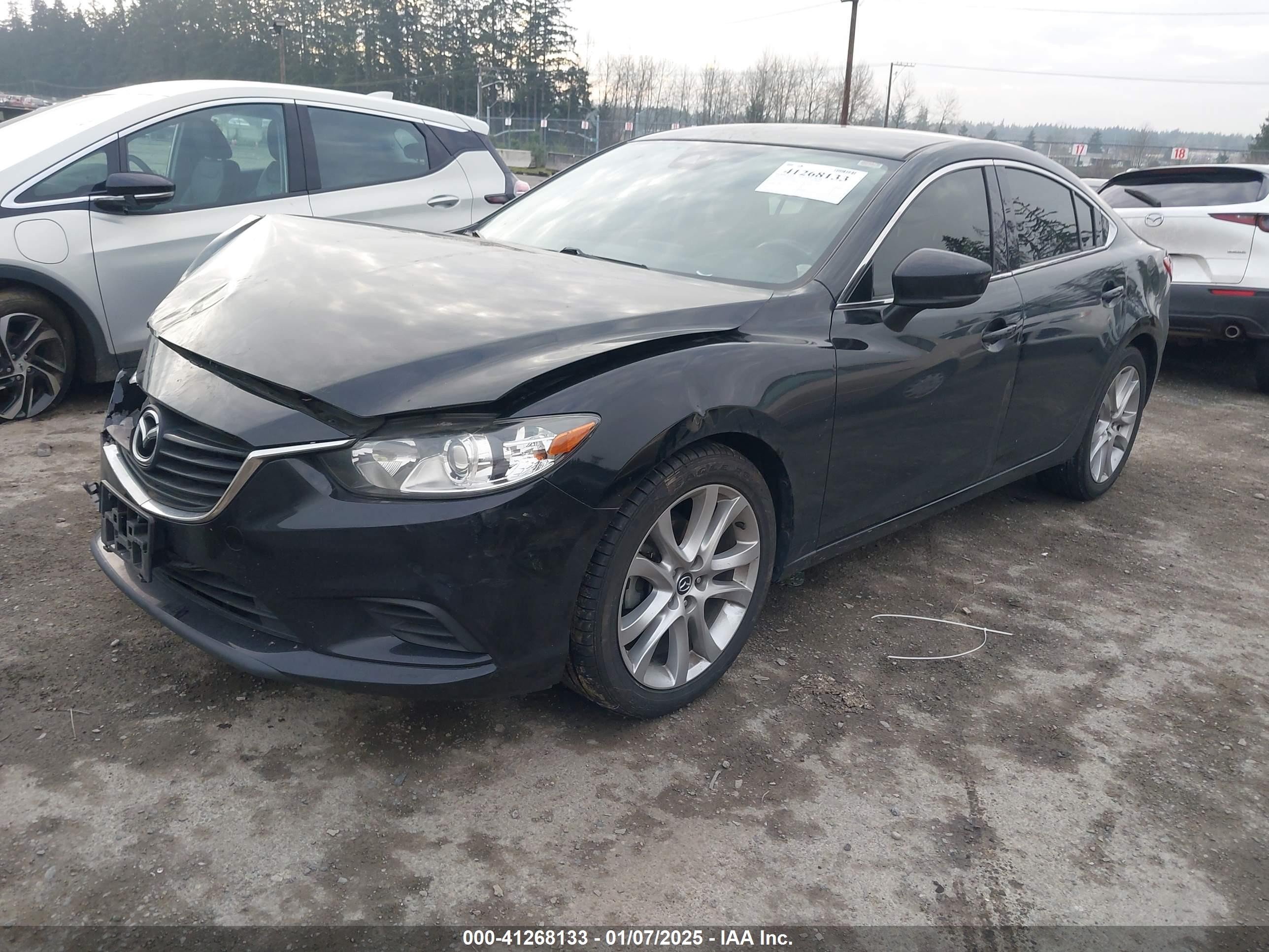 2017 Mazda Mazda6 Touring Black vin: JM1GL1V59H1138514