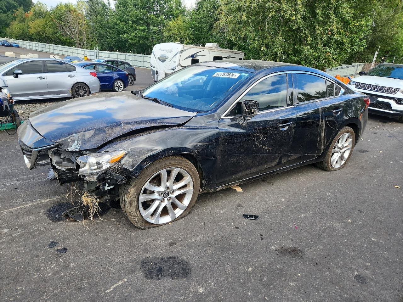 2017 Mazda 6 Touring Black vin: JM1GL1V59H1138514