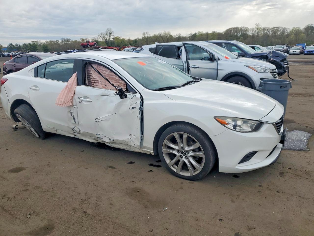 2017 Mazda 6 Touring White vin: JM1GL1V5XH1134469