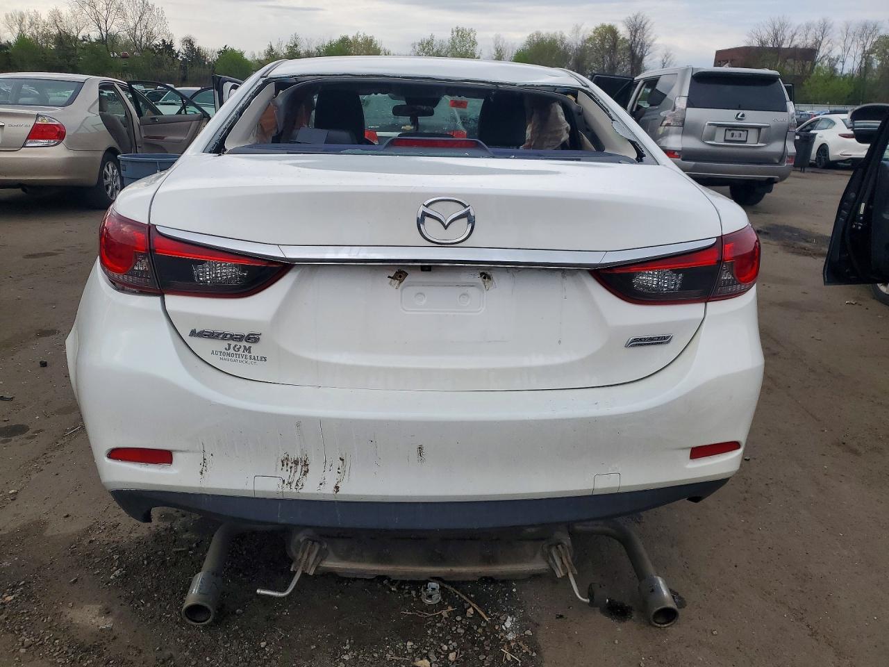 2017 Mazda 6 Touring White vin: JM1GL1V5XH1134469
