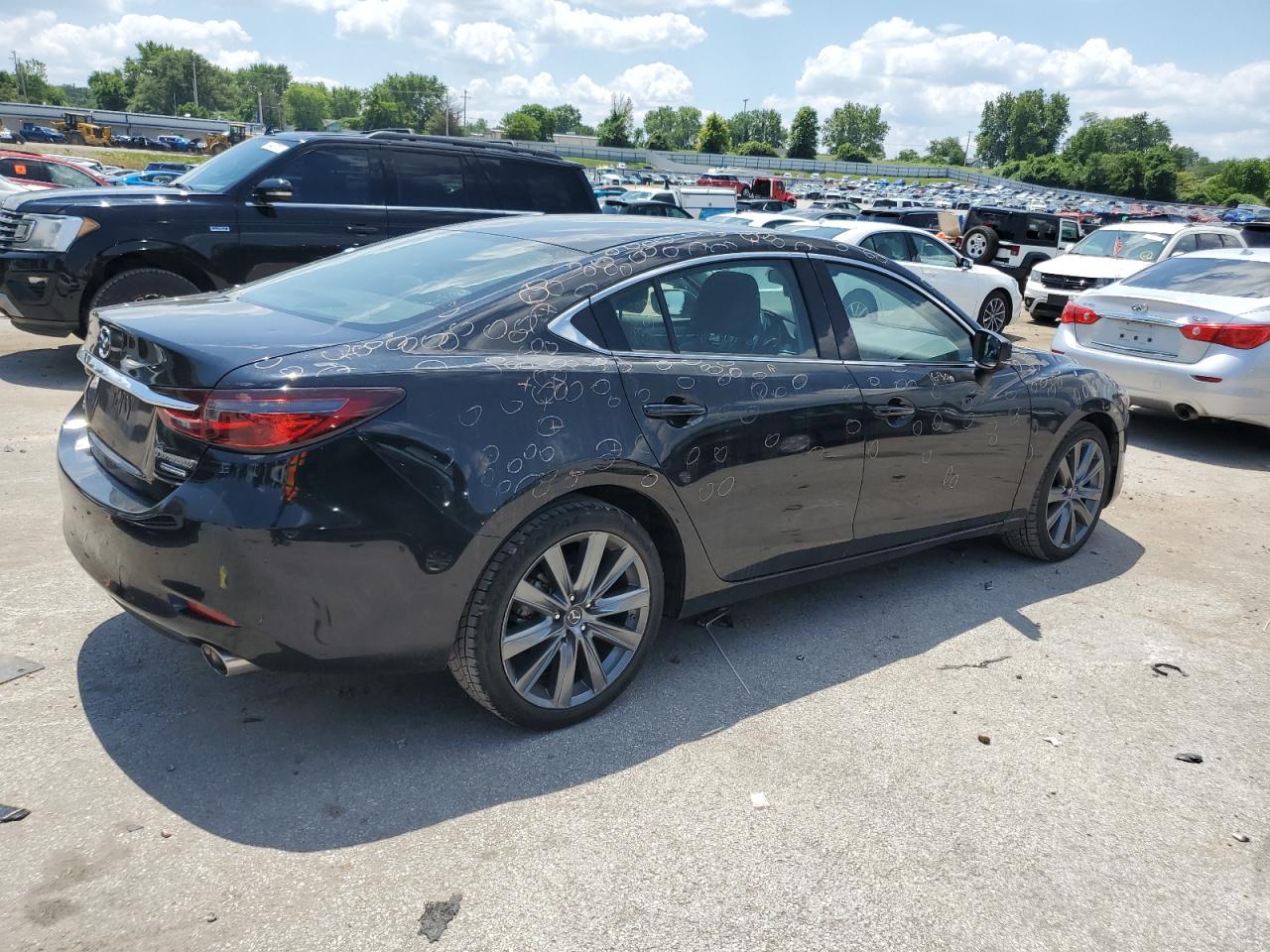 2021 Mazda 6 Touring Black vin: JM1GL1VM3M1612829