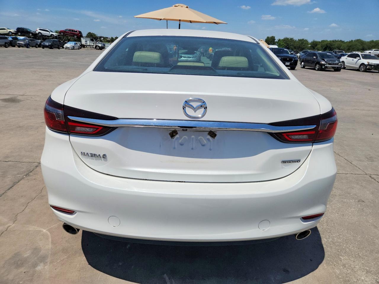 2021 Mazda 6 Touring White vin: JM1GL1VM4M1600155