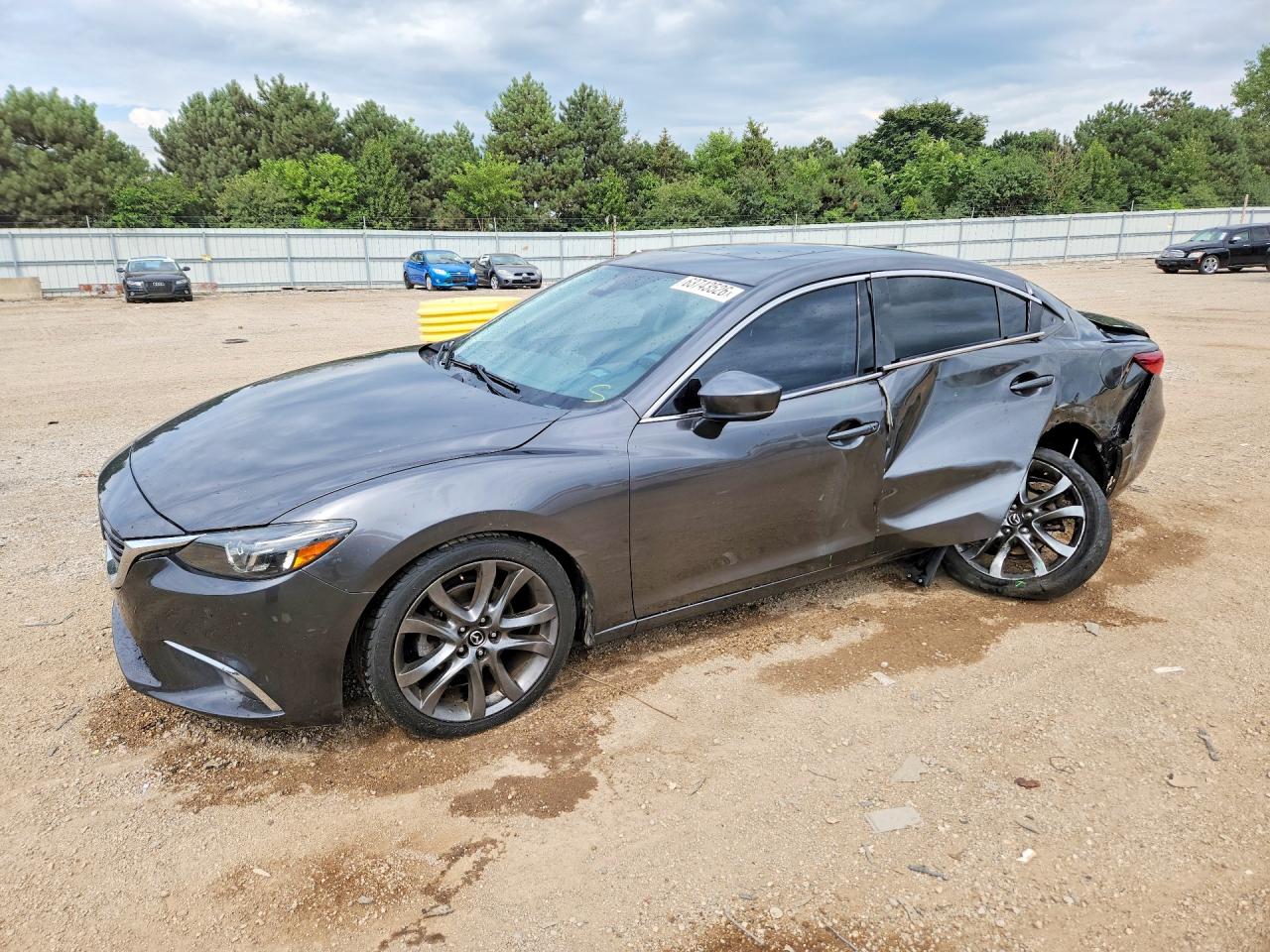 2017 Mazda 6 Grand Touring Gray vin: JM1GL1W57H1118342