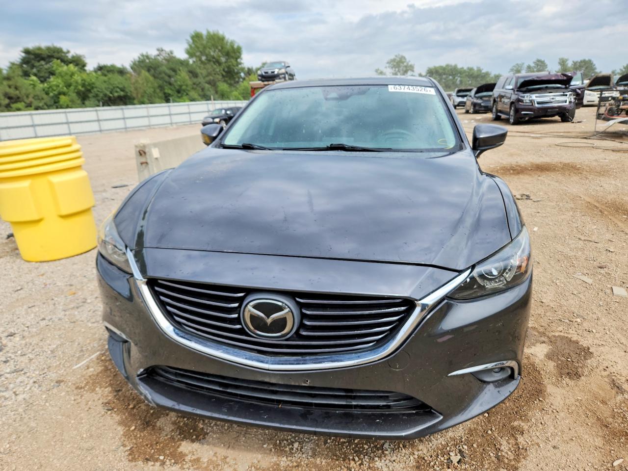2017 Mazda 6 Grand Touring Gray vin: JM1GL1W57H1118342