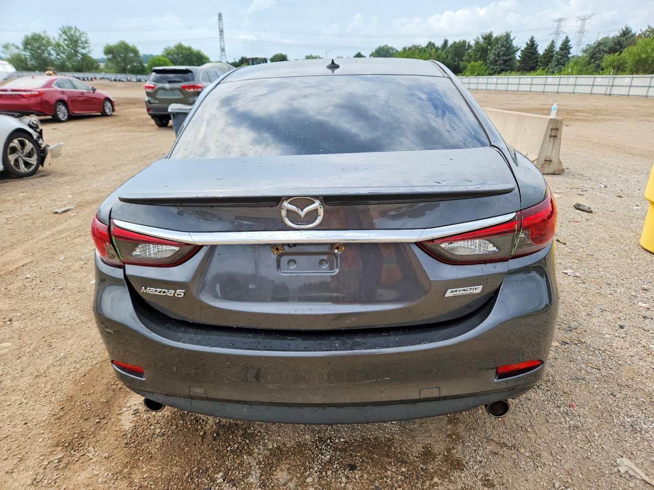 2017 Mazda 6 Grand Touring Gray vin: JM1GL1W57H1118342