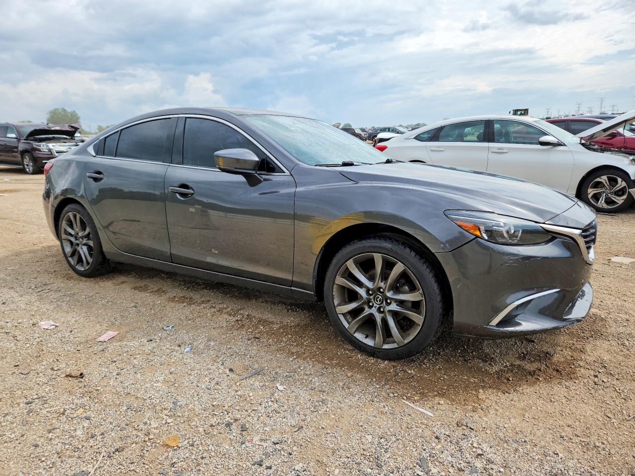 2017 Mazda 6 Grand Touring Gray vin: JM1GL1W57H1118342