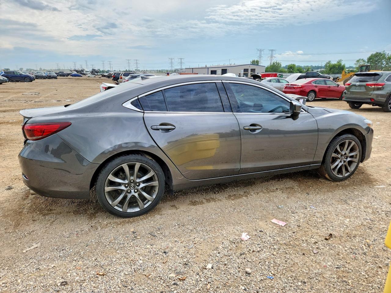2017 Mazda 6 Grand Touring Gray vin: JM1GL1W57H1118342