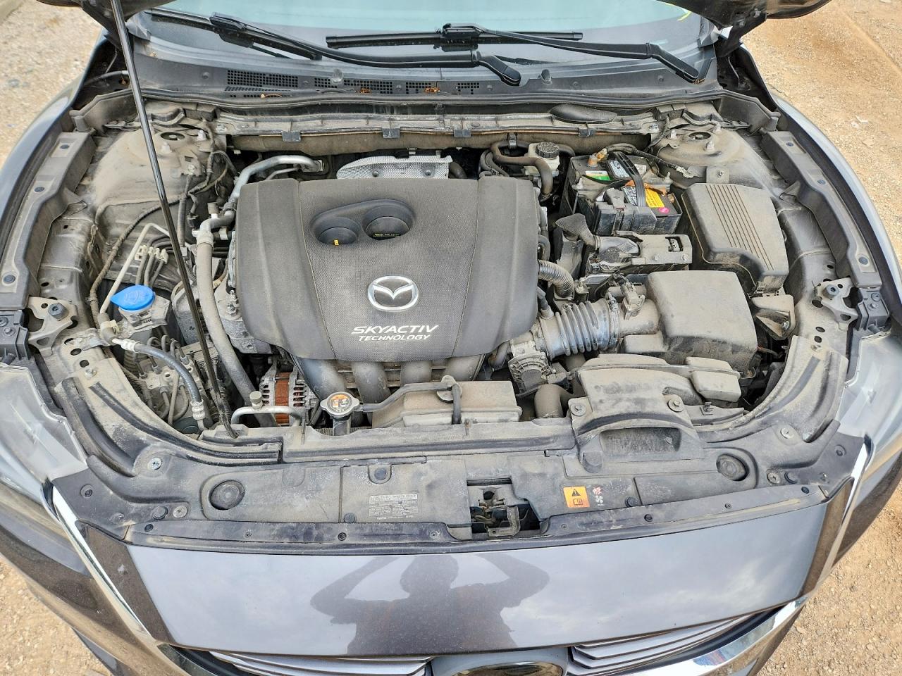 2017 Mazda 6 Grand Touring Gray vin: JM1GL1W57H1118342