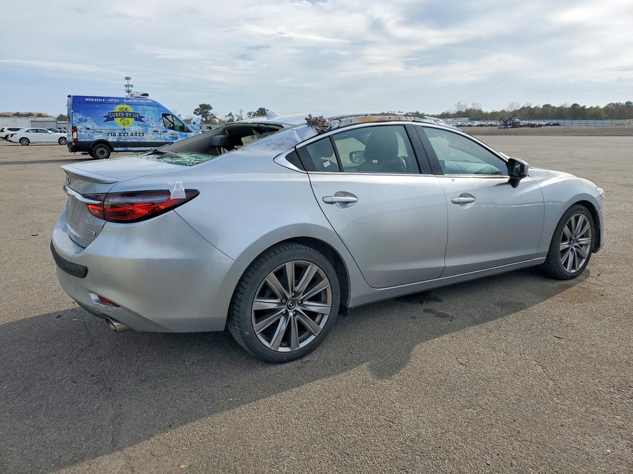 2018 Mazda 6 Grand Touring Reserve Silver vin: JM1GL1WY1J1334767