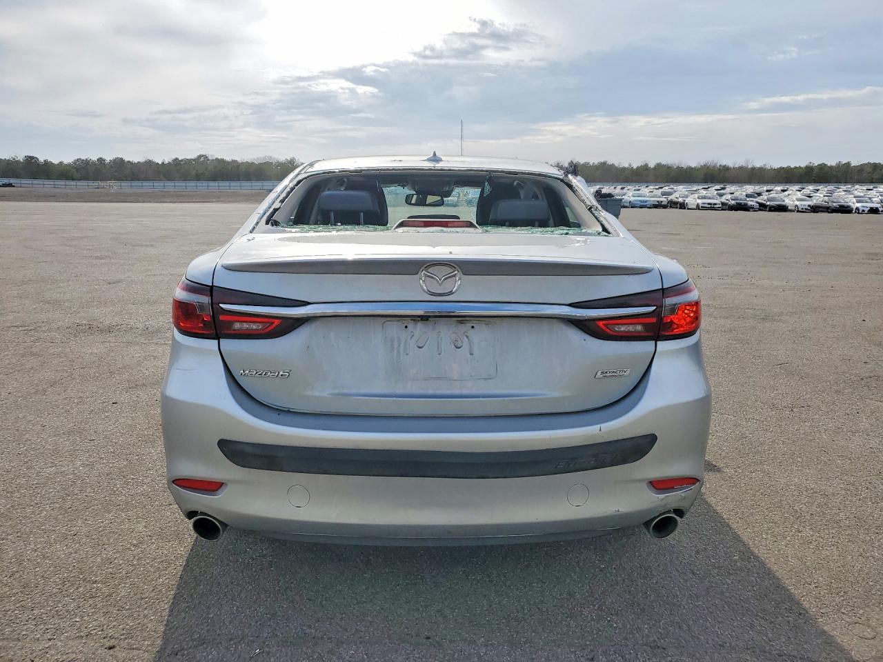 2018 Mazda 6 Grand Touring Reserve Silver vin: JM1GL1WY1J1334767