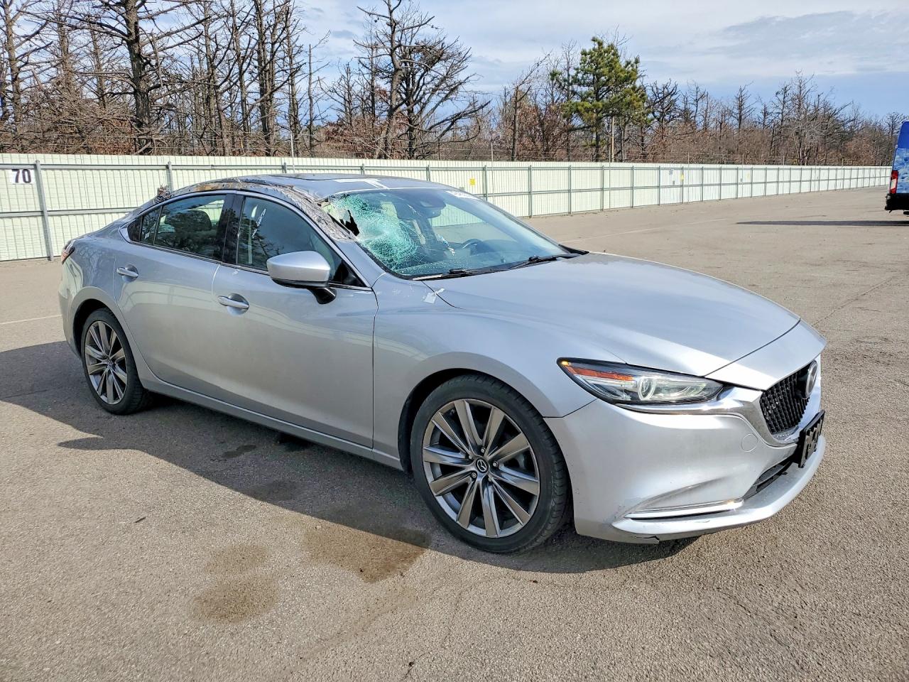 2018 Mazda 6 Grand Touring Reserve Silver vin: JM1GL1WY1J1334767