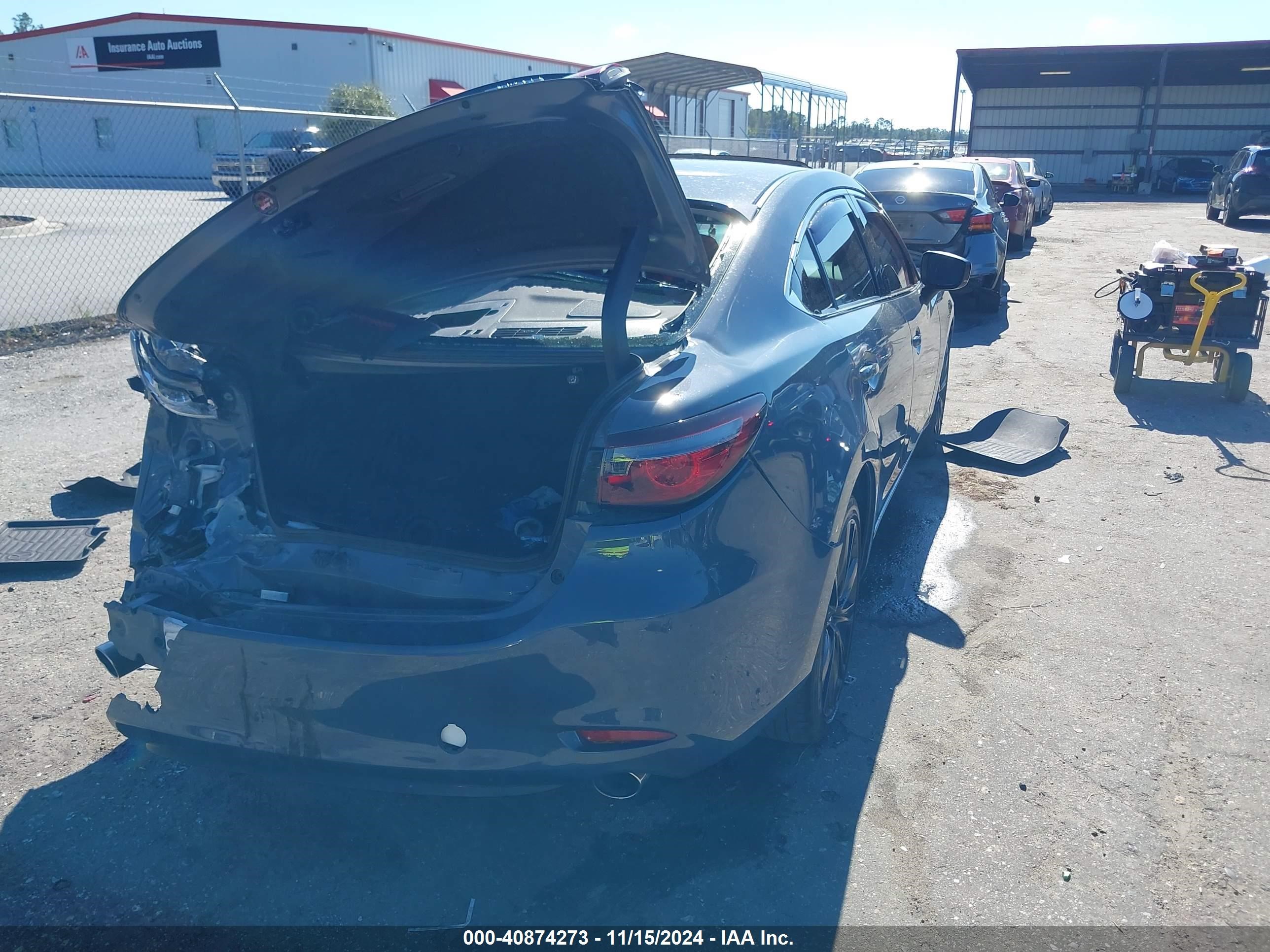 2021 Mazda Mazda6 Carbon Edition Blue vin: JM1GL1WY1M1617836