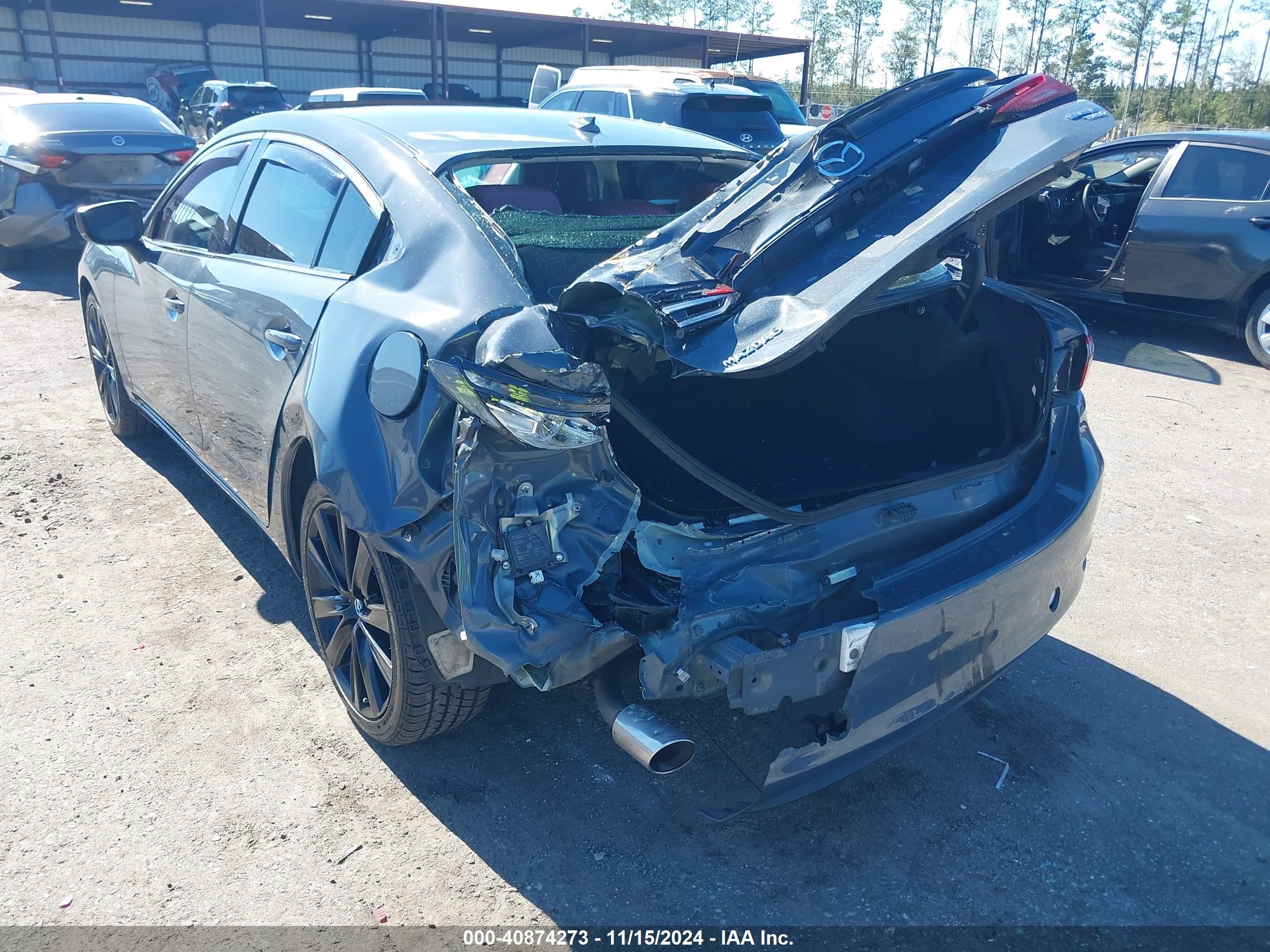 2021 Mazda Mazda6 Carbon Edition Blue vin: JM1GL1WY1M1617836