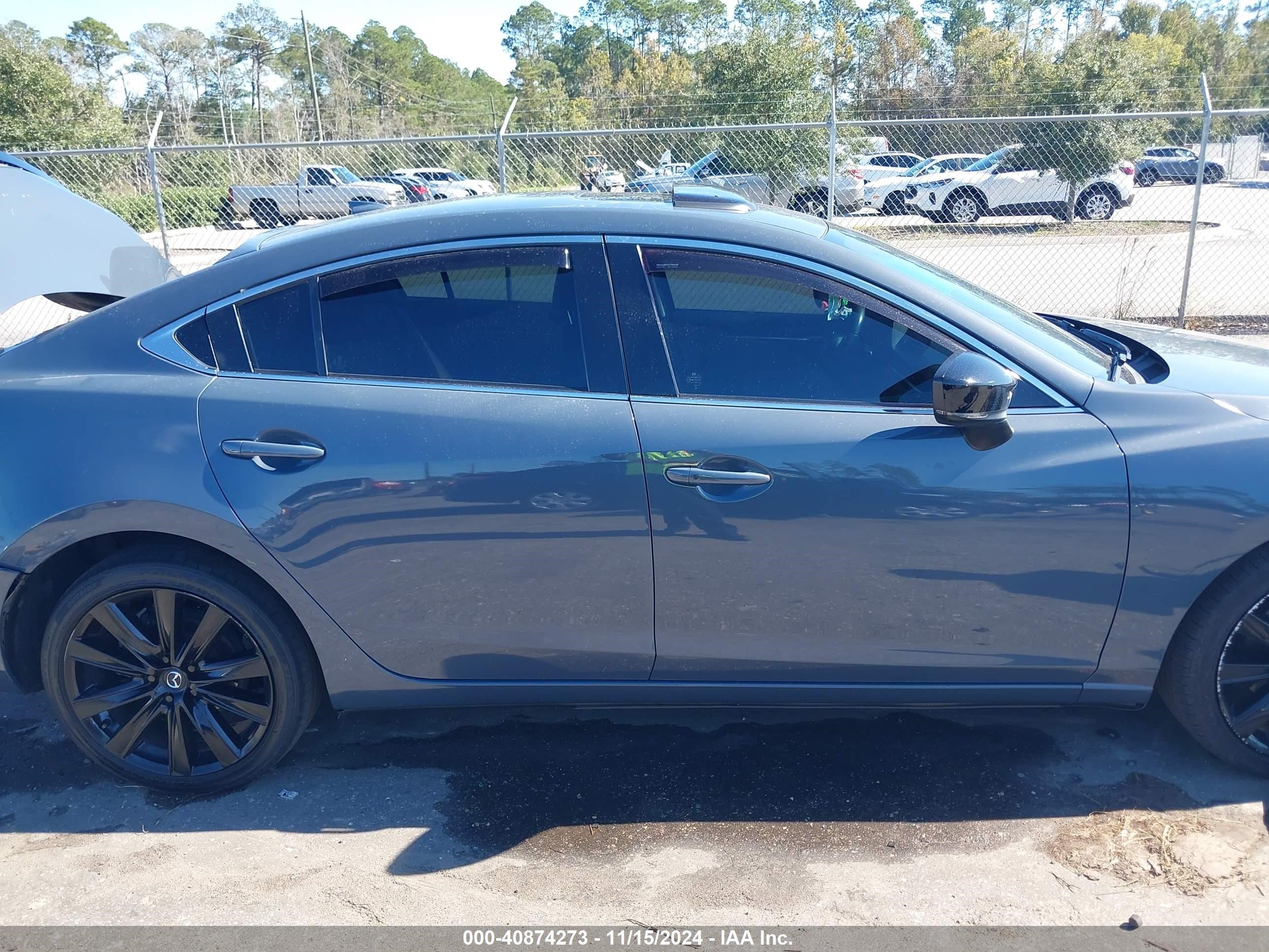 2021 Mazda Mazda6 Carbon Edition Blue vin: JM1GL1WY1M1617836