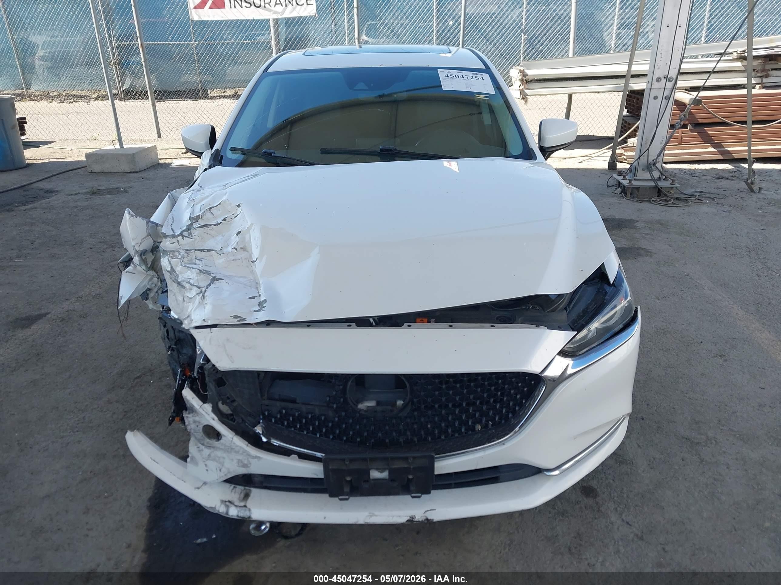 2018 Mazda Mazda6 Grand Touring Reserve Белый vin: JM1GL1WY7J1317942