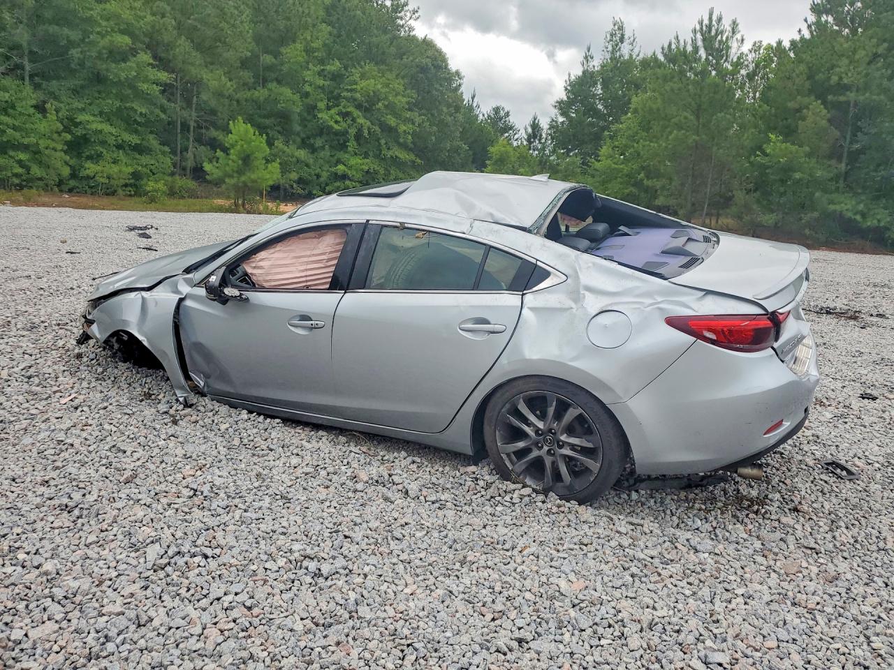 2017 Mazda 6 Grand Touring Silver vin: JM1GL1X51H1132431