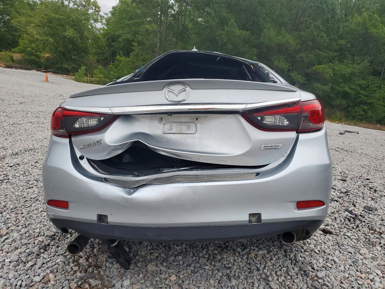 2017 Mazda 6 Grand Touring Silver vin: JM1GL1X51H1132431