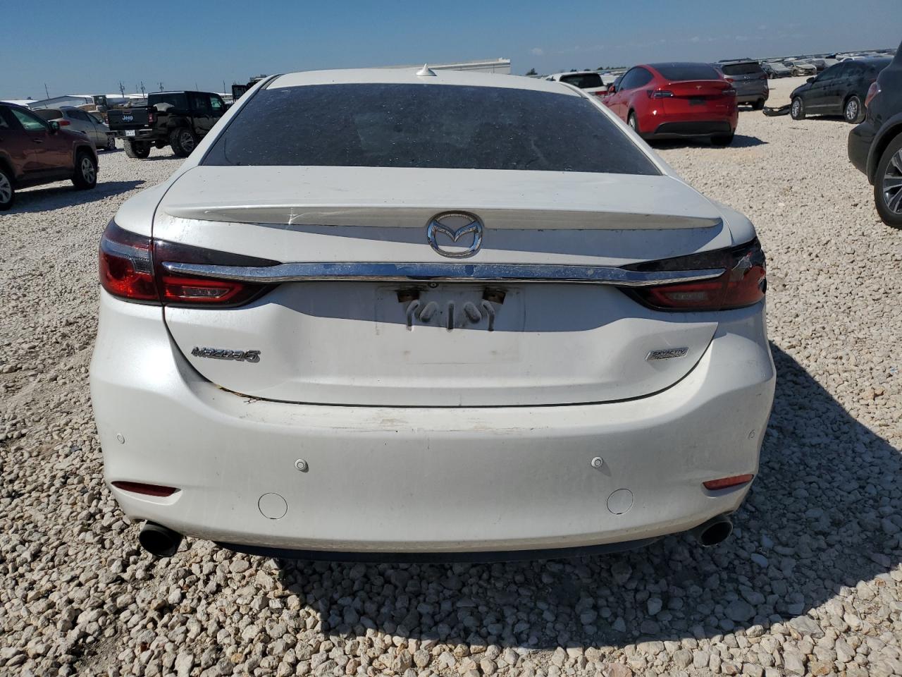 2018 Mazda 6 Signature White vin: JM1GL1XY7J1328096
