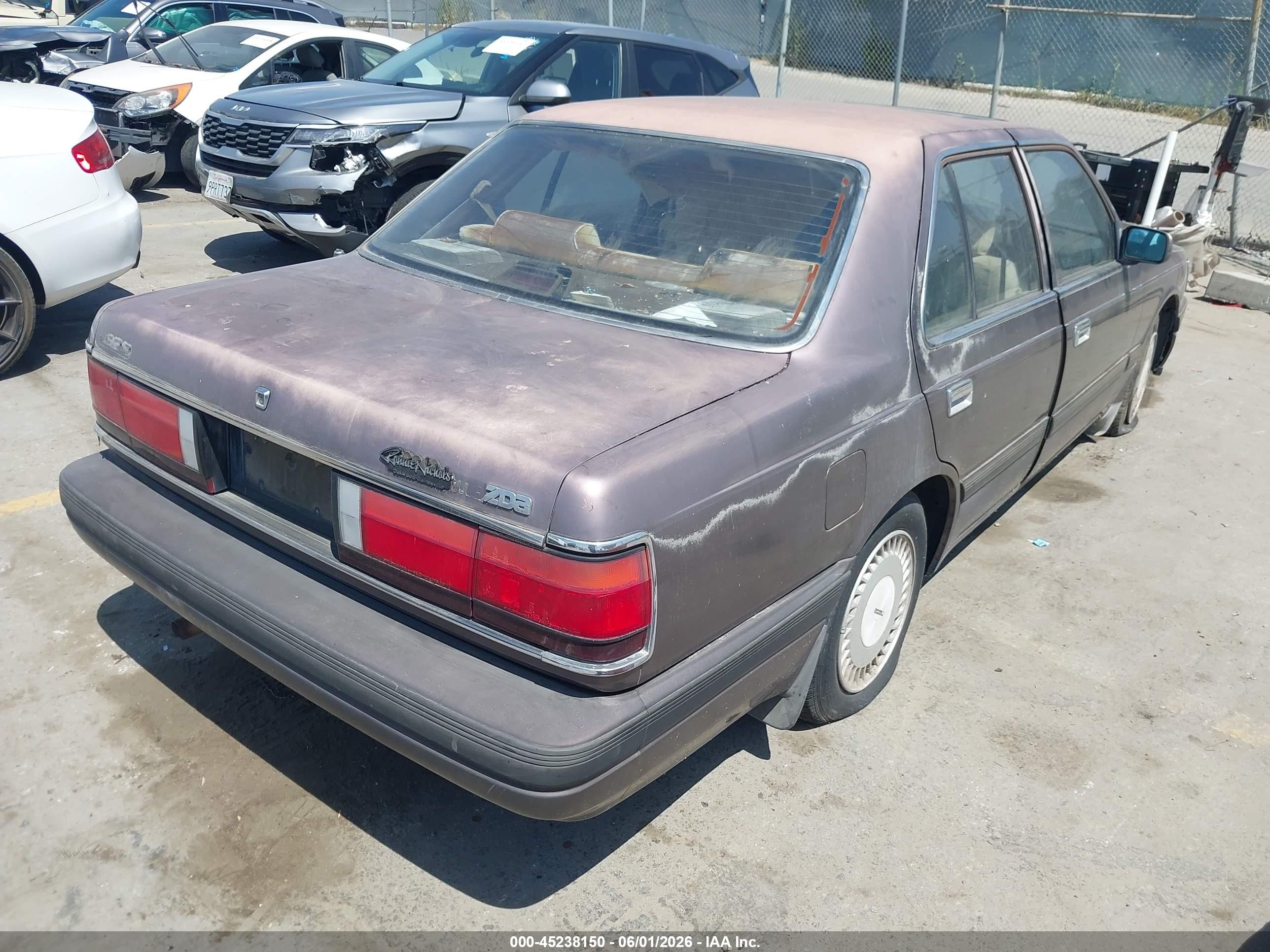 1989 Mazda 929   Brown vin: JM1HC2214K0201348