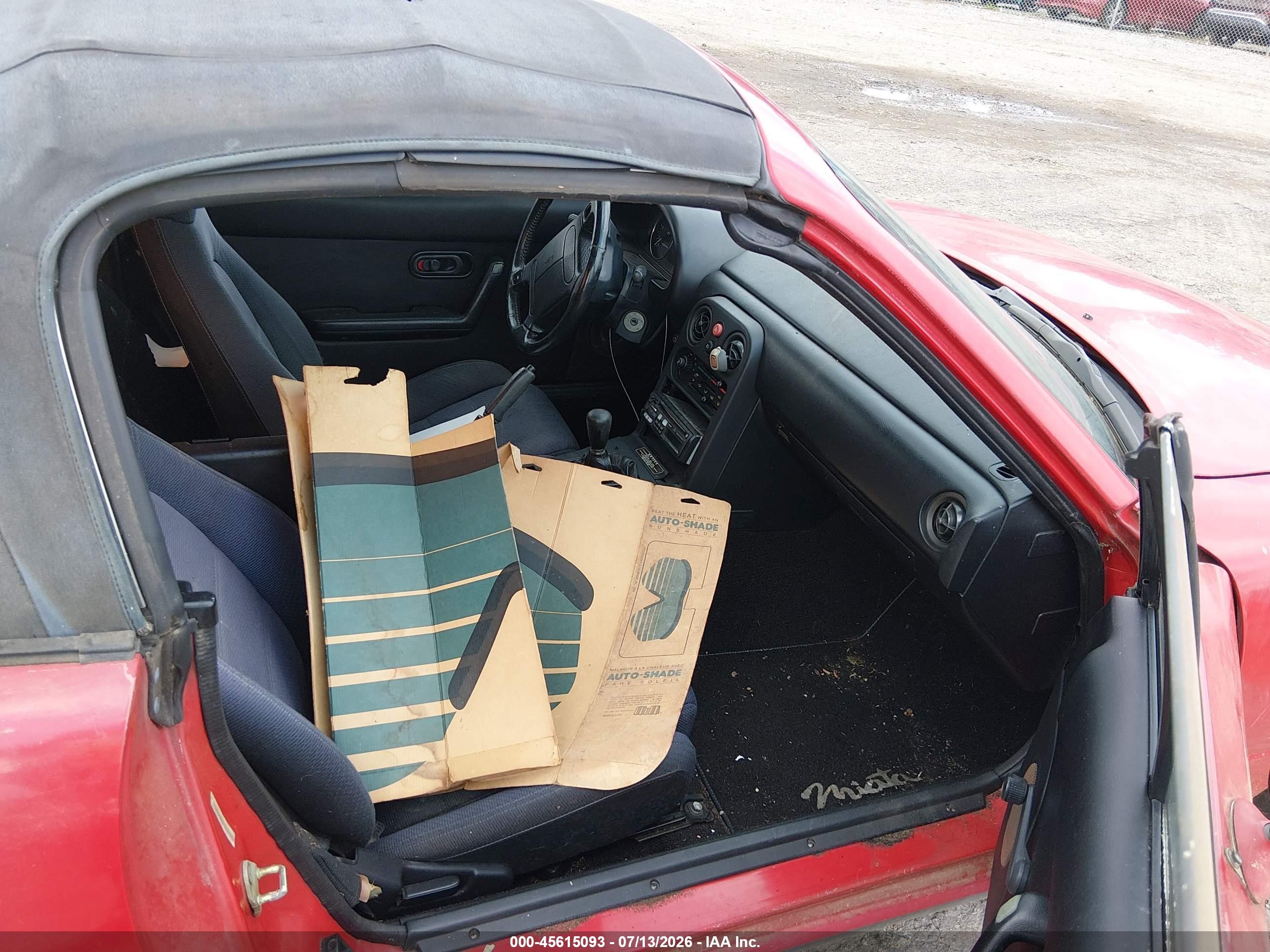 1990 Mazda Mx-5 Miata   Red vin: JM1NA3511L0101414